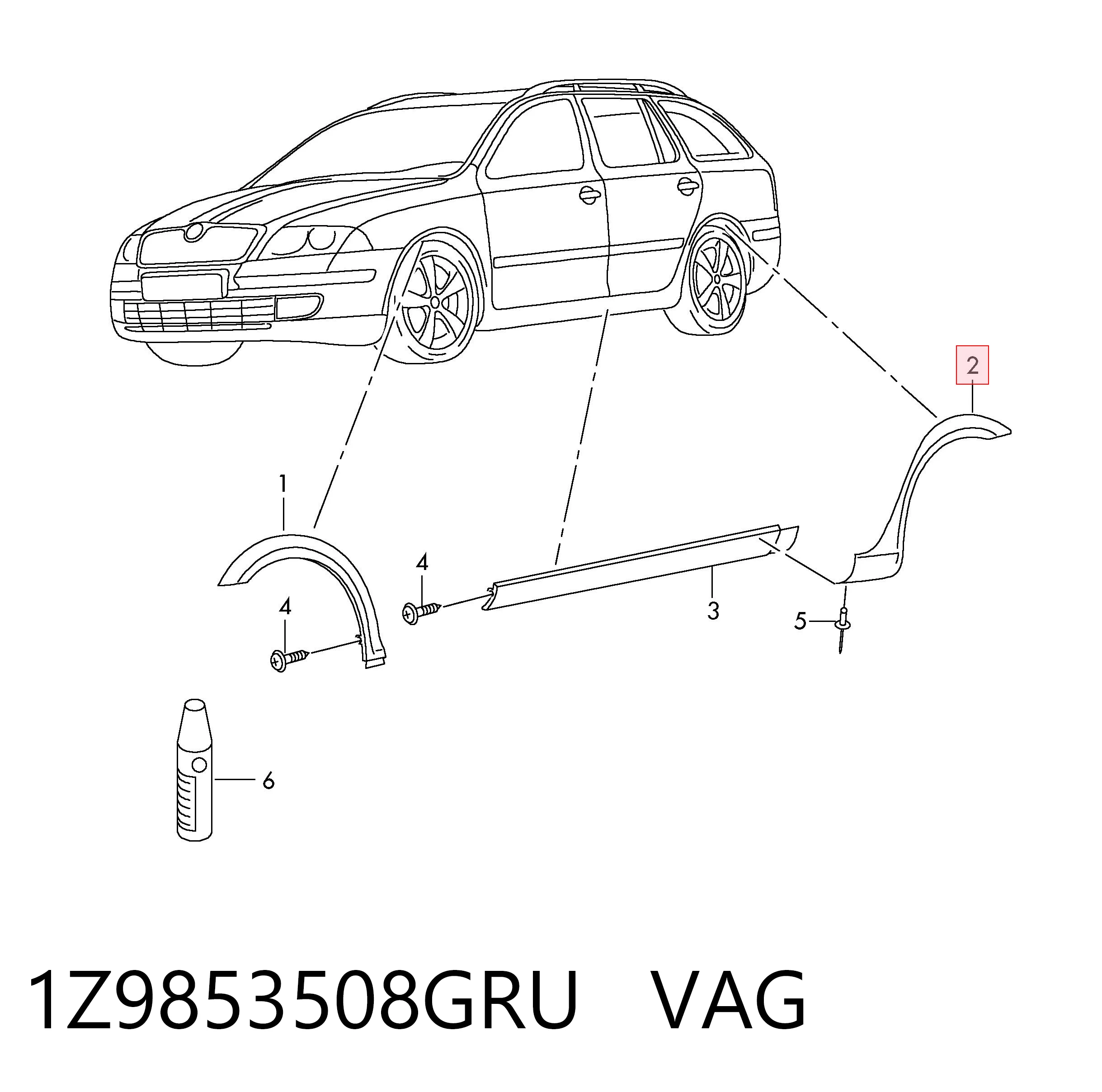 1Z9853508GRU VAG 