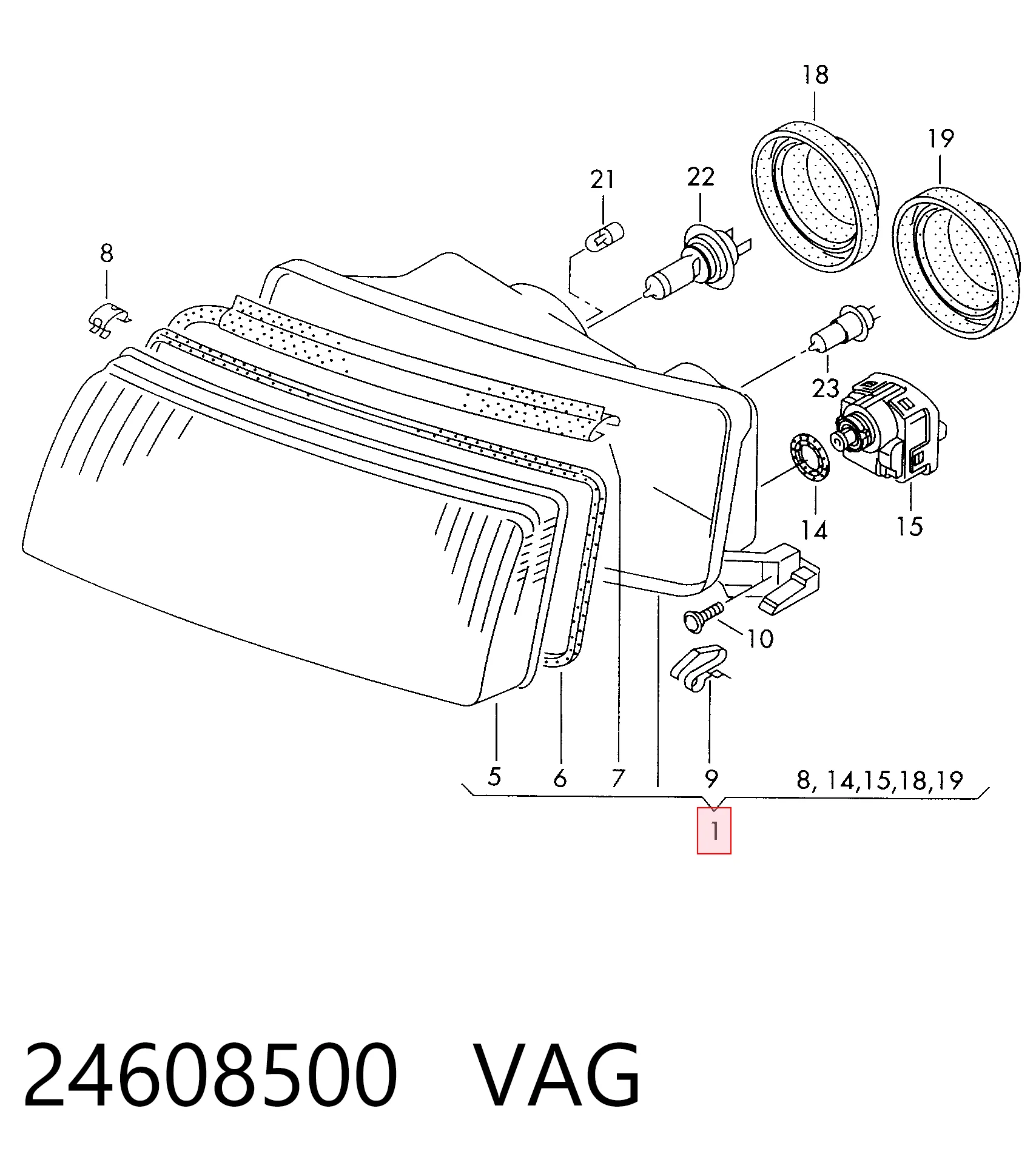 Фари TYC FP6403R3T ціна, від 56.43 USD