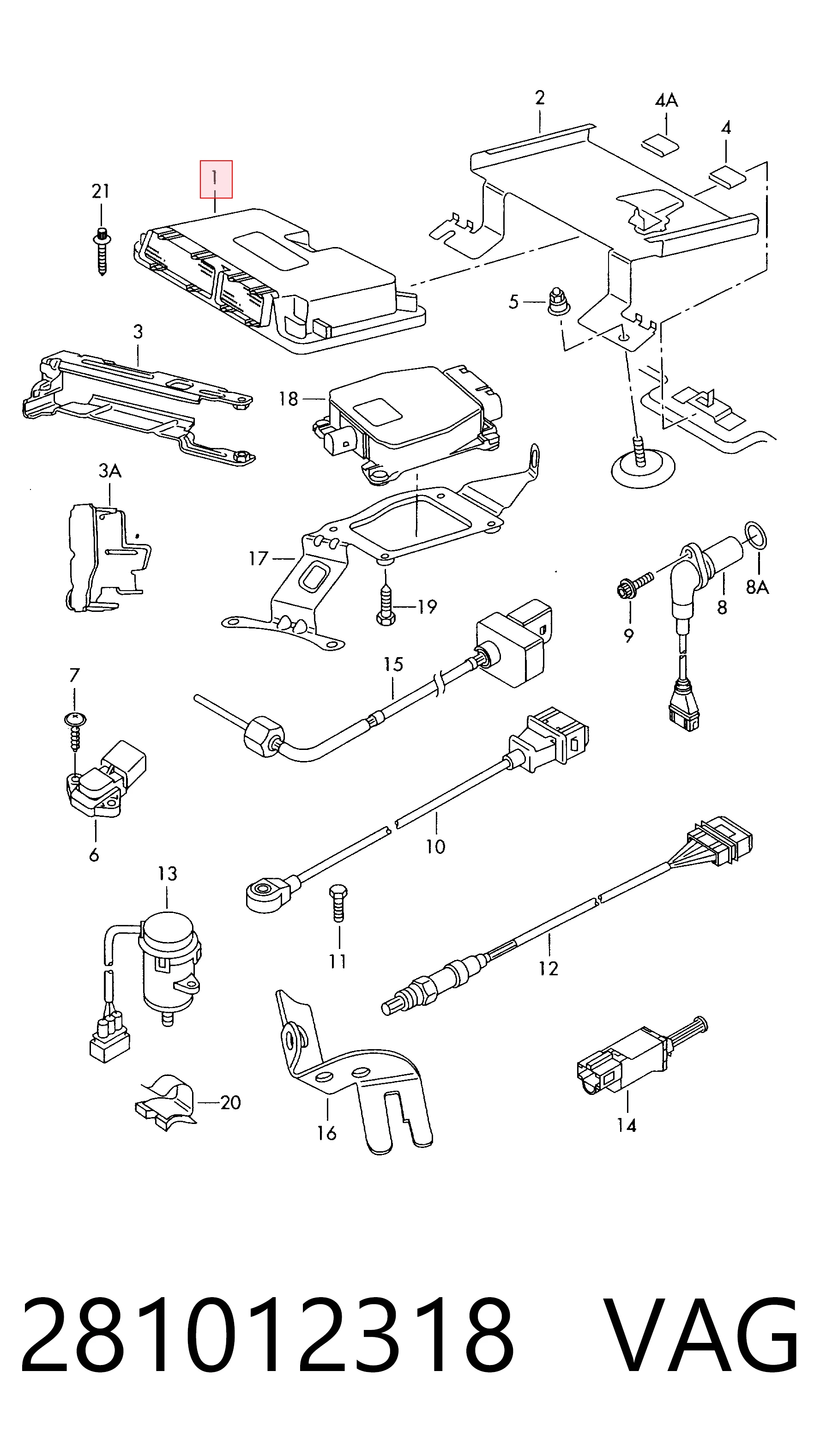 ЕБУ Bosch 0281012318 ціна, від 25.40 USD