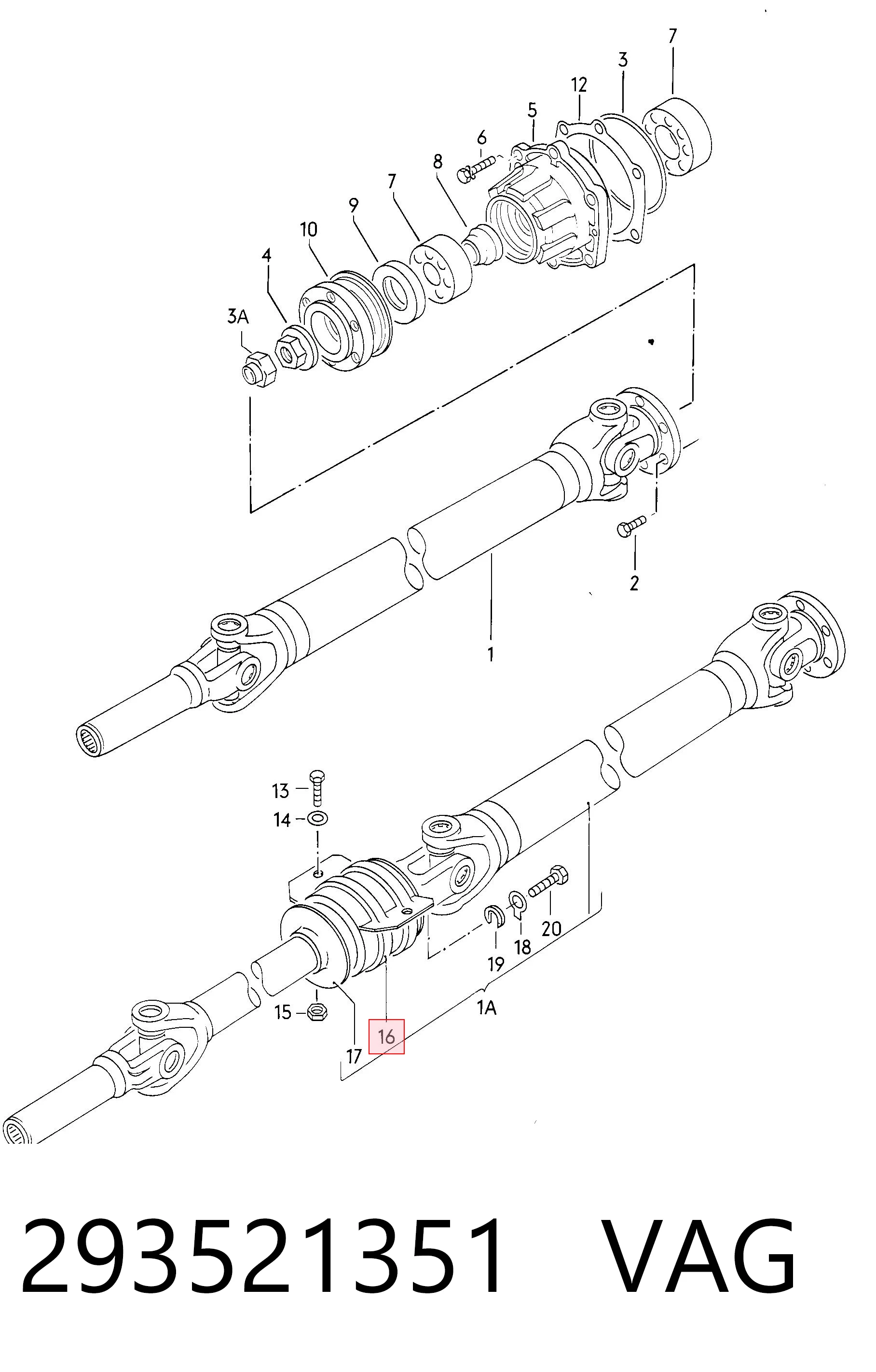 Підвісний підшипник карданного валу Formpart/Otoform 29521001S ціна, від 30.60 USD