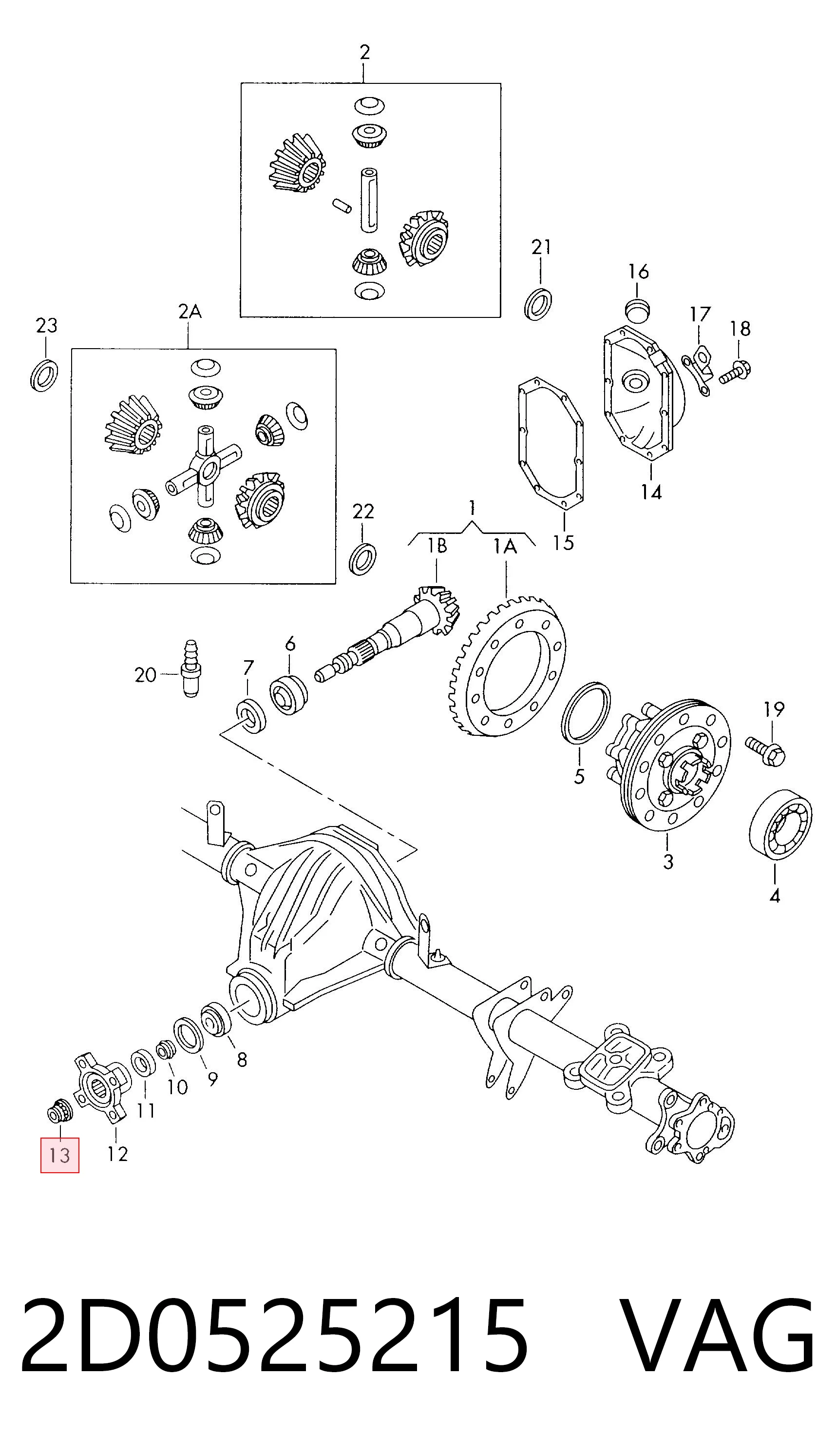 2D0525215 VAG 