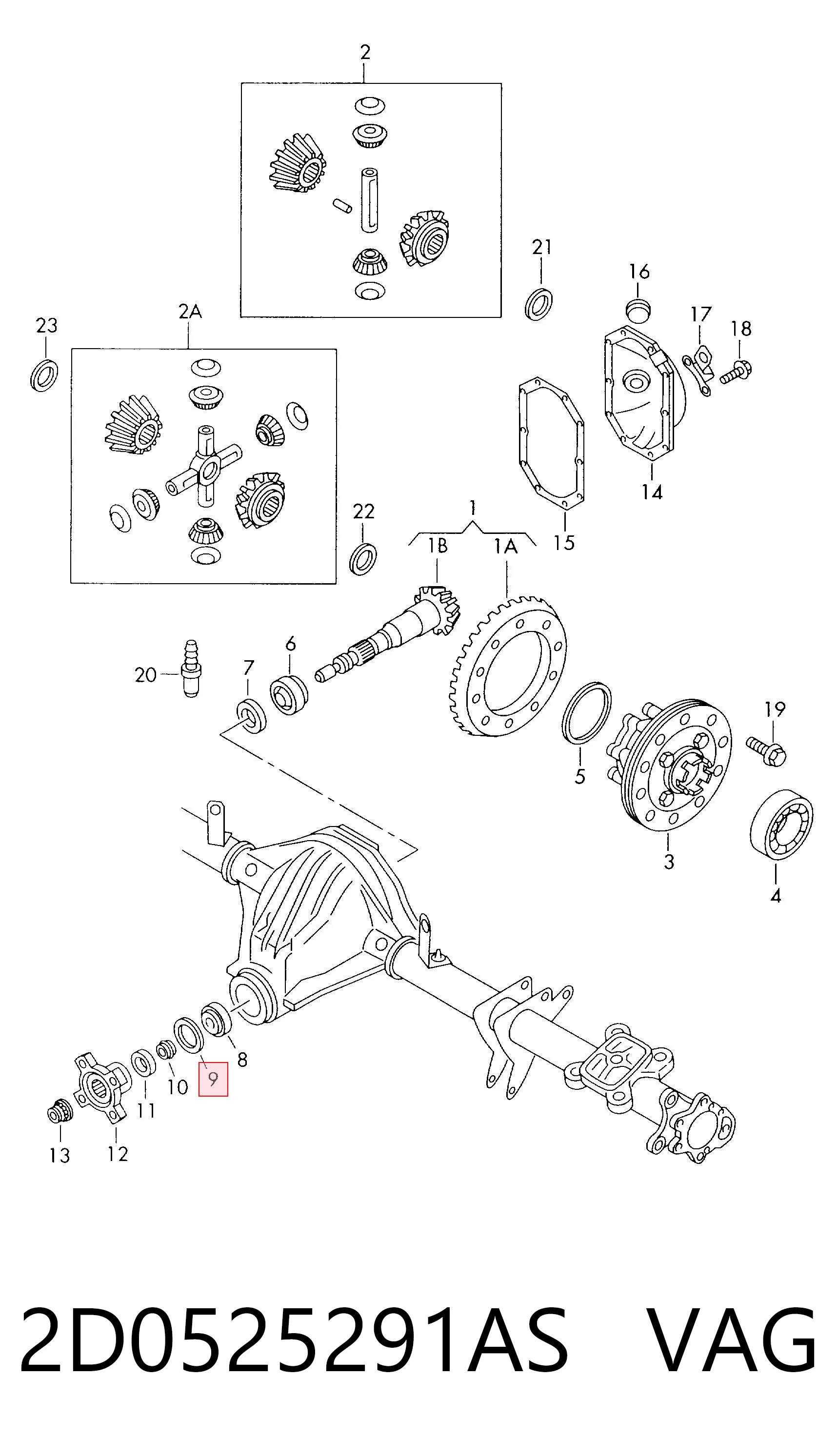 2D0525291AS VAG 