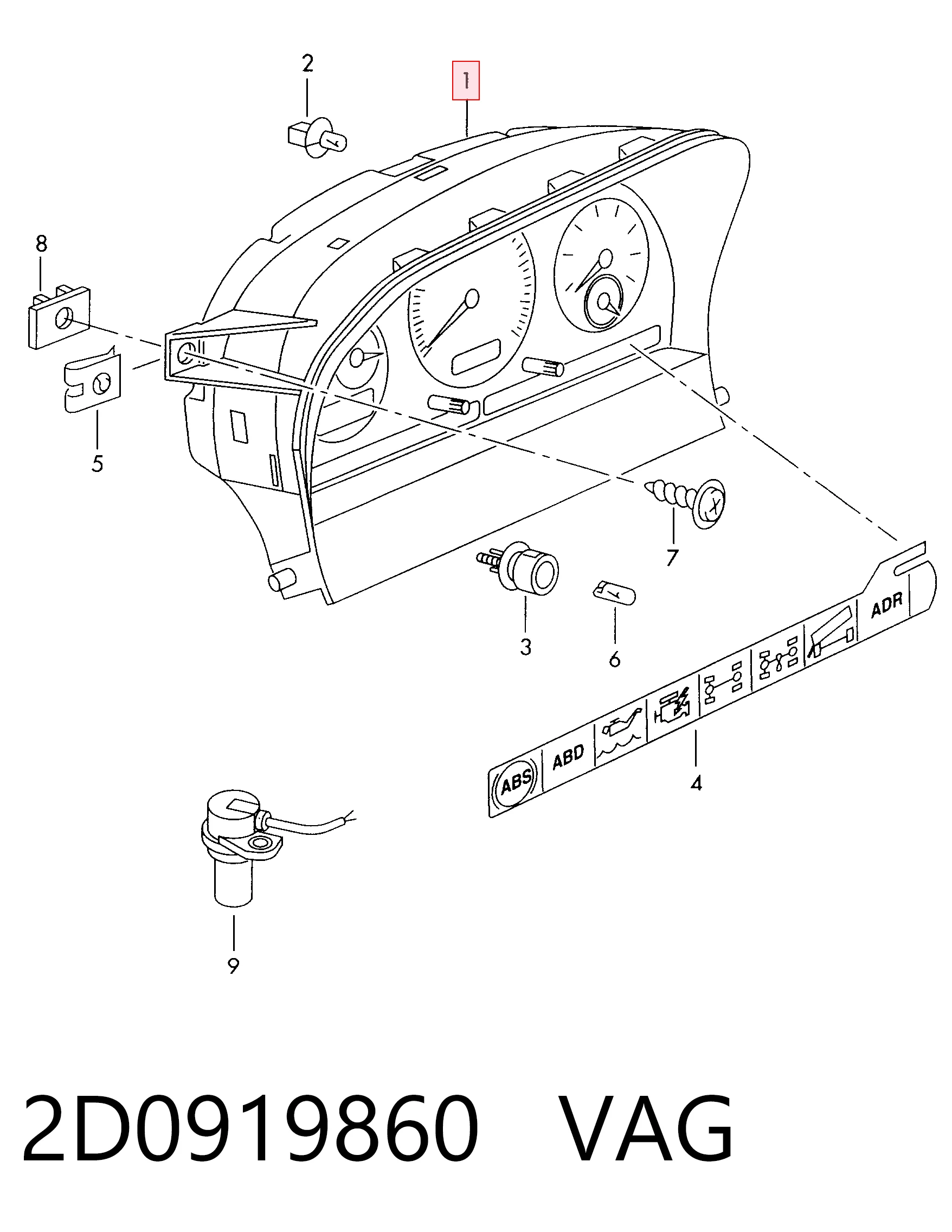 2D0919860 VAG 