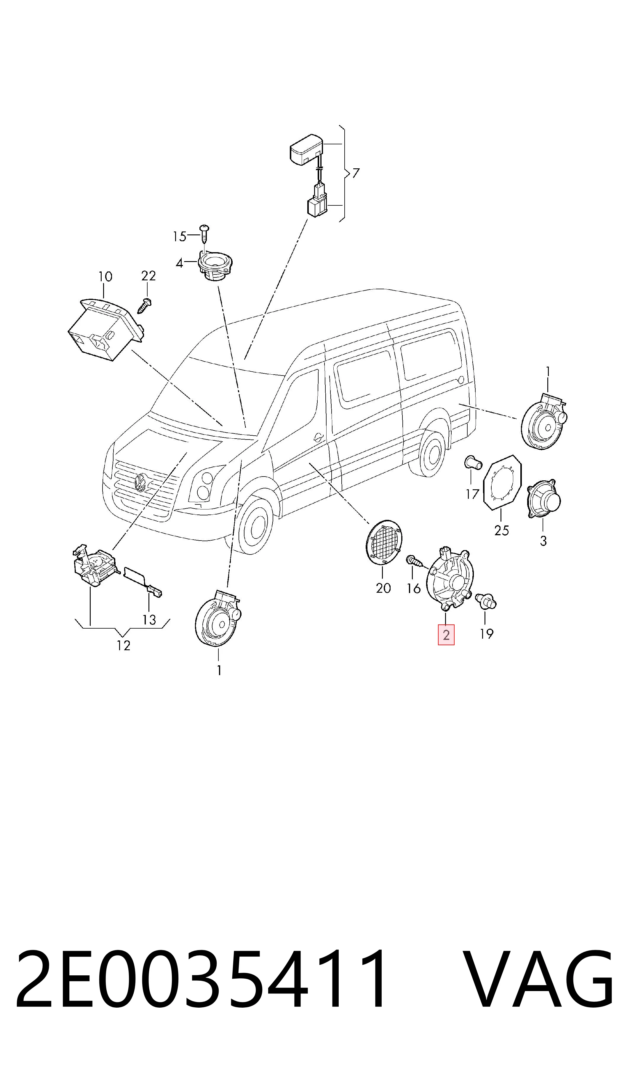 2E0035411 VAG