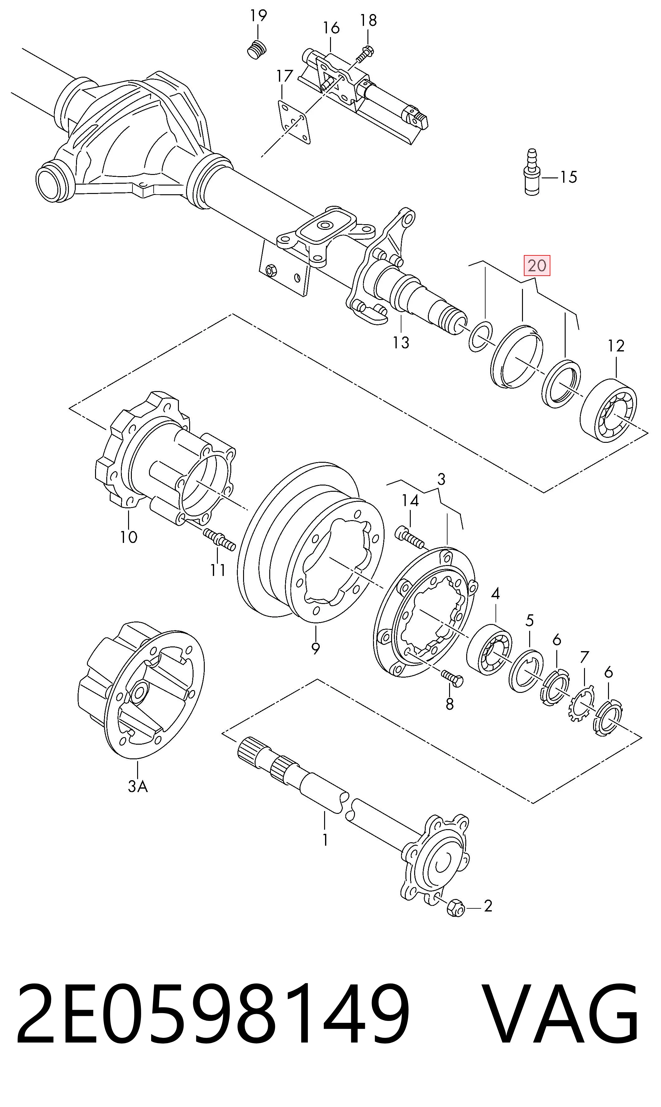 Кільце АБС (ABS) 3M407017 AND