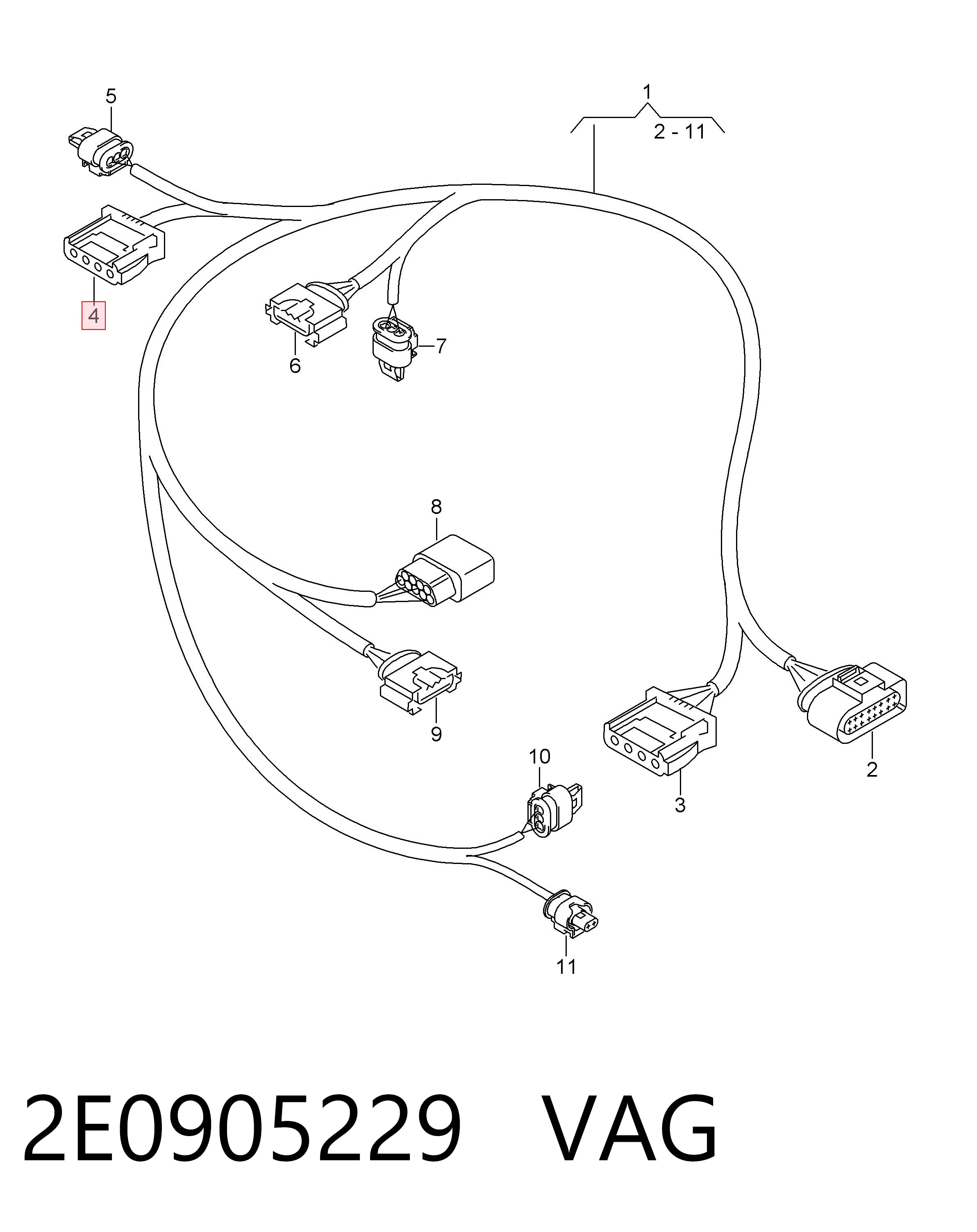 2E0905229 VAG 