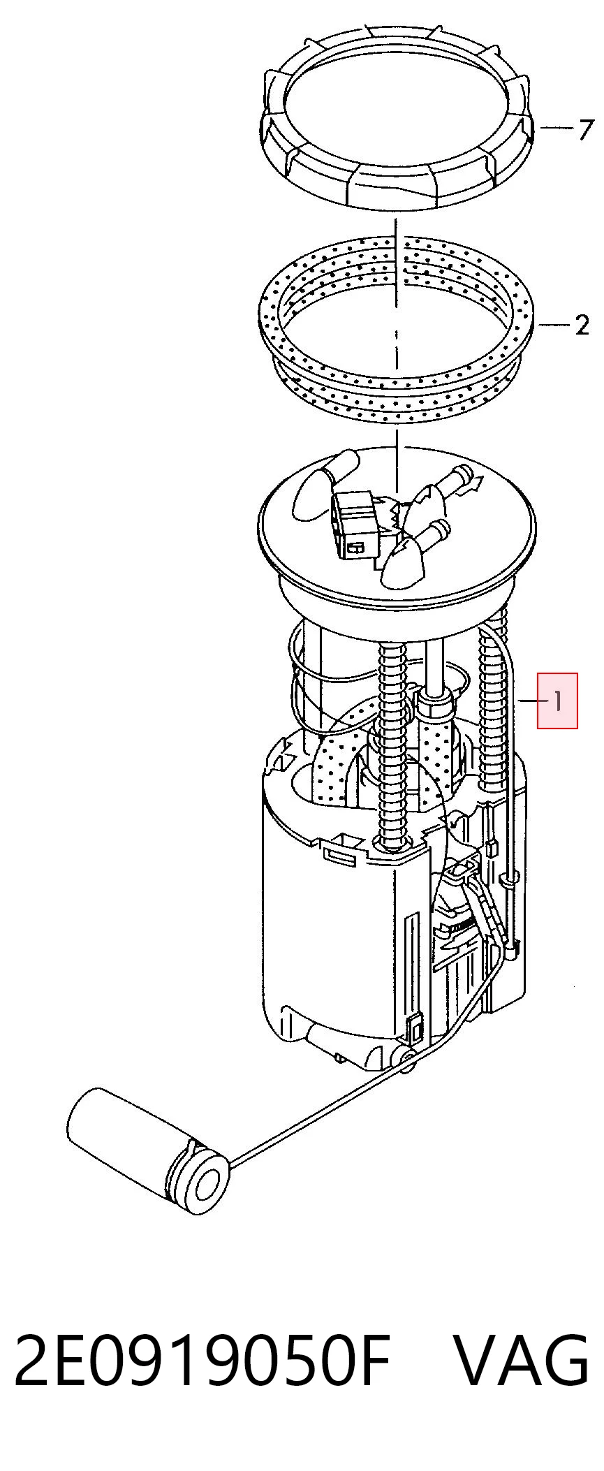 Бензонасос MAM00312M Magneti Marelli