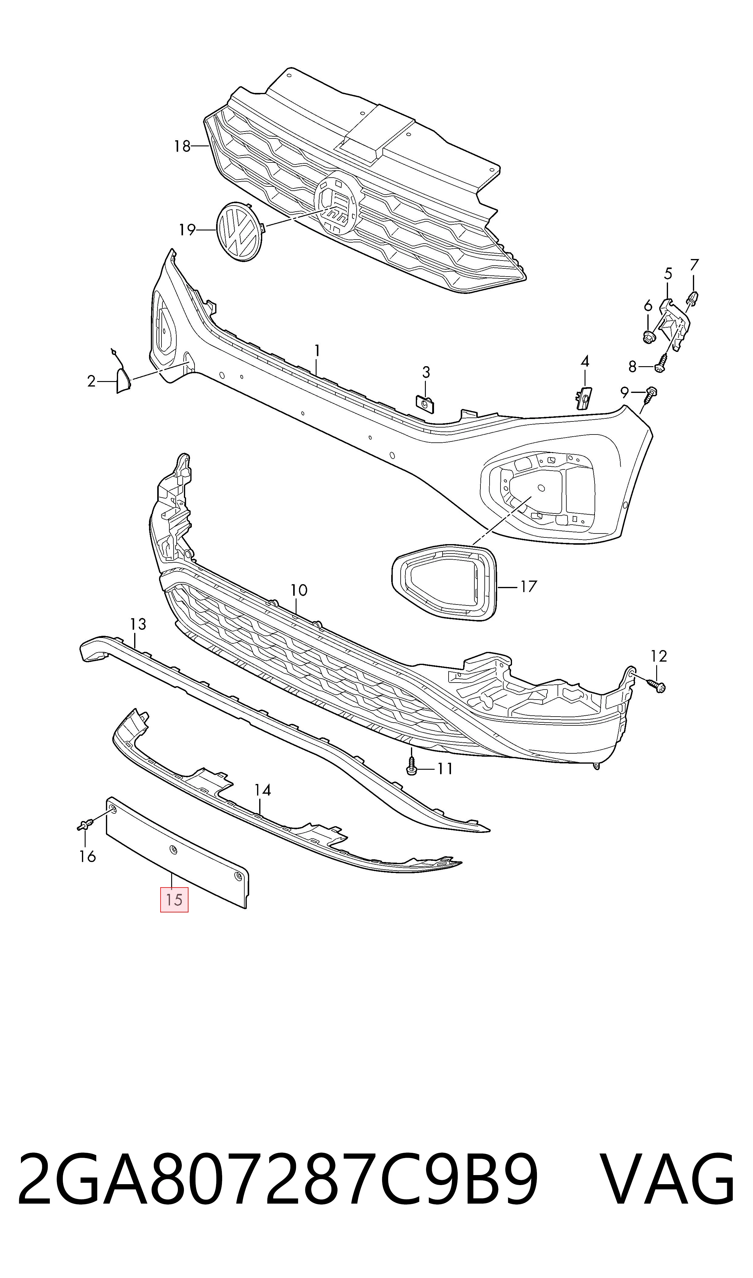 2GA807287C9B9 VAG 