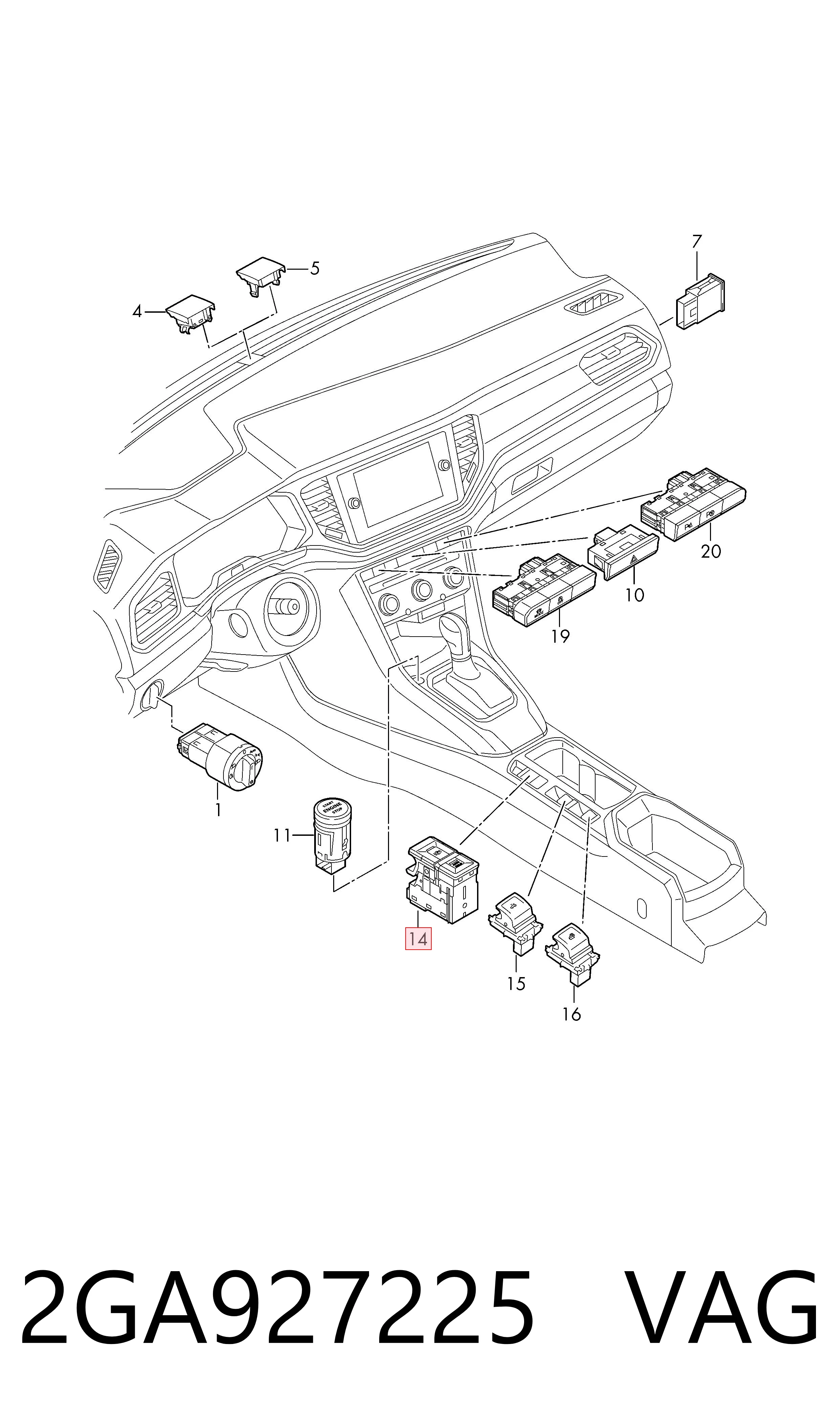 2GA927225 VAG