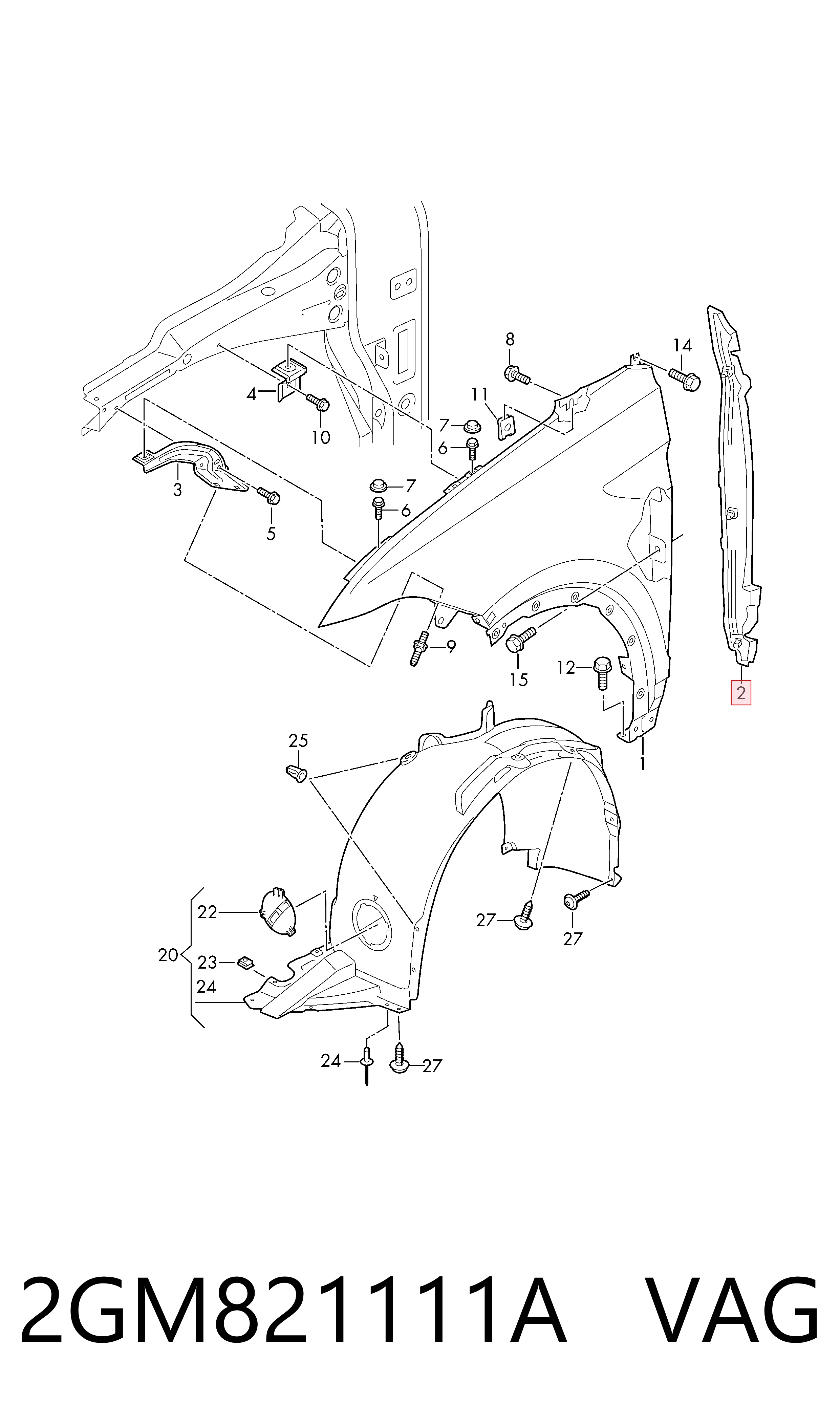 2GM821111A VAG 