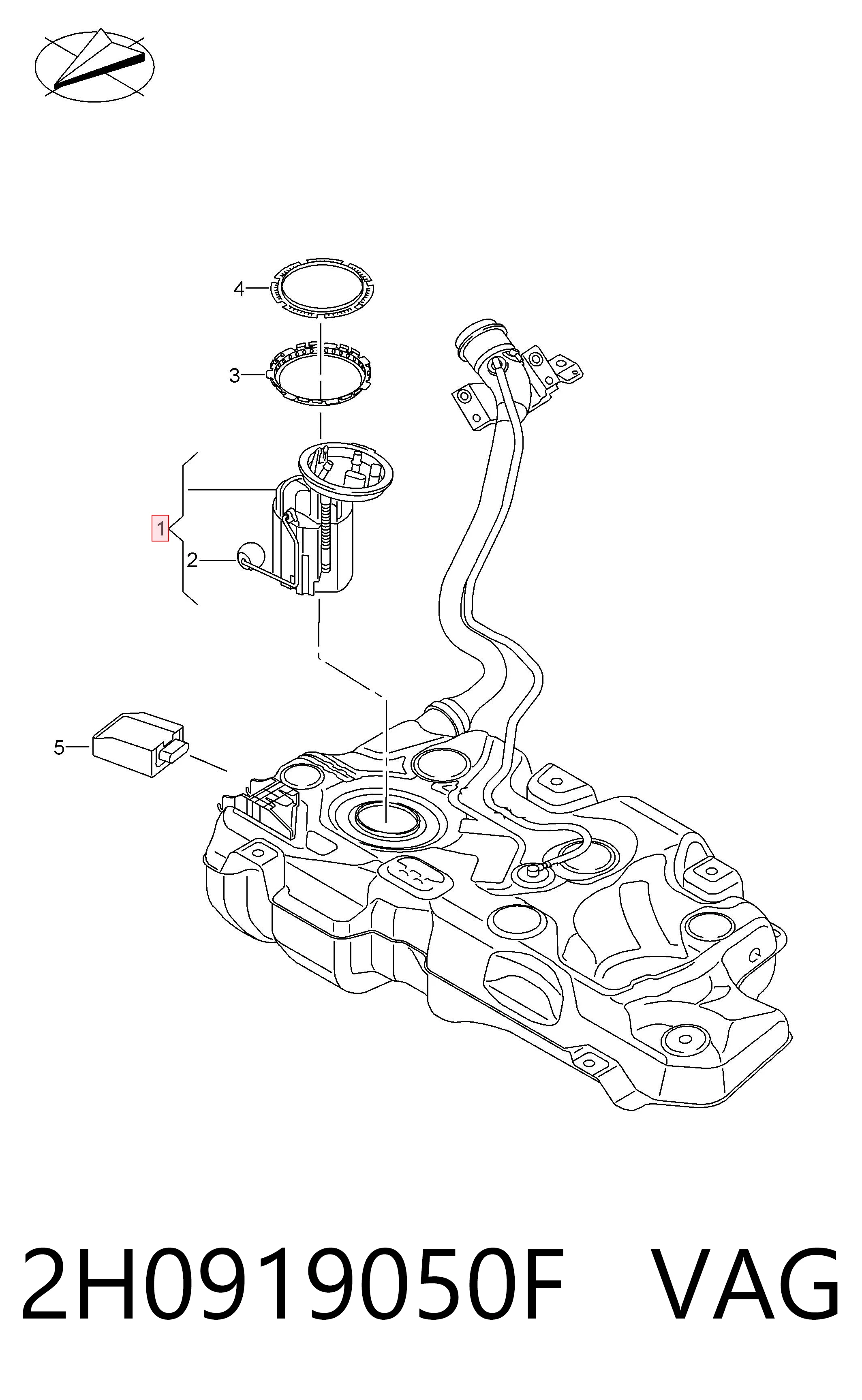 Бензонасос MAM00271M Magneti Marelli