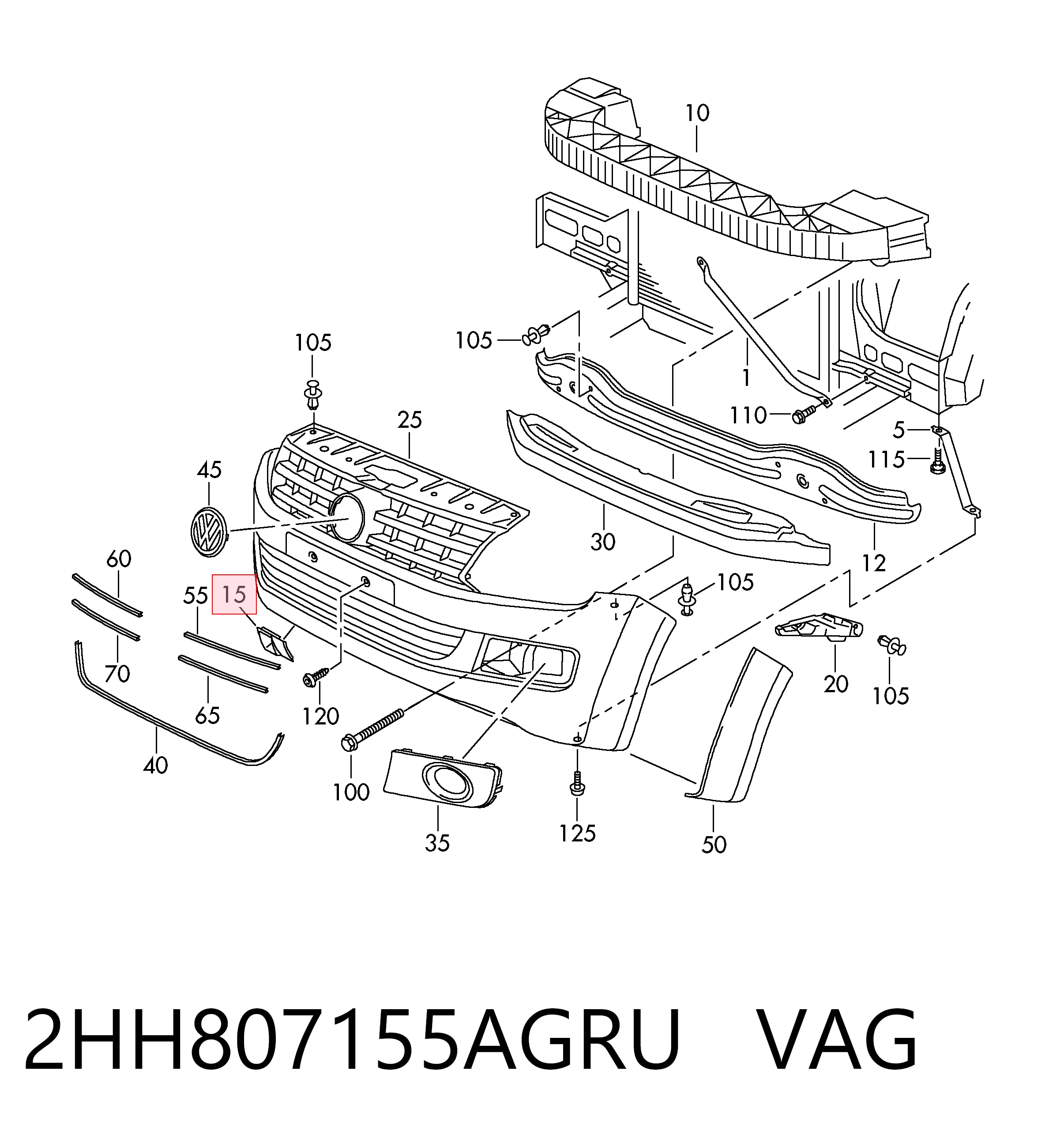  2HH807155AGRU VAG