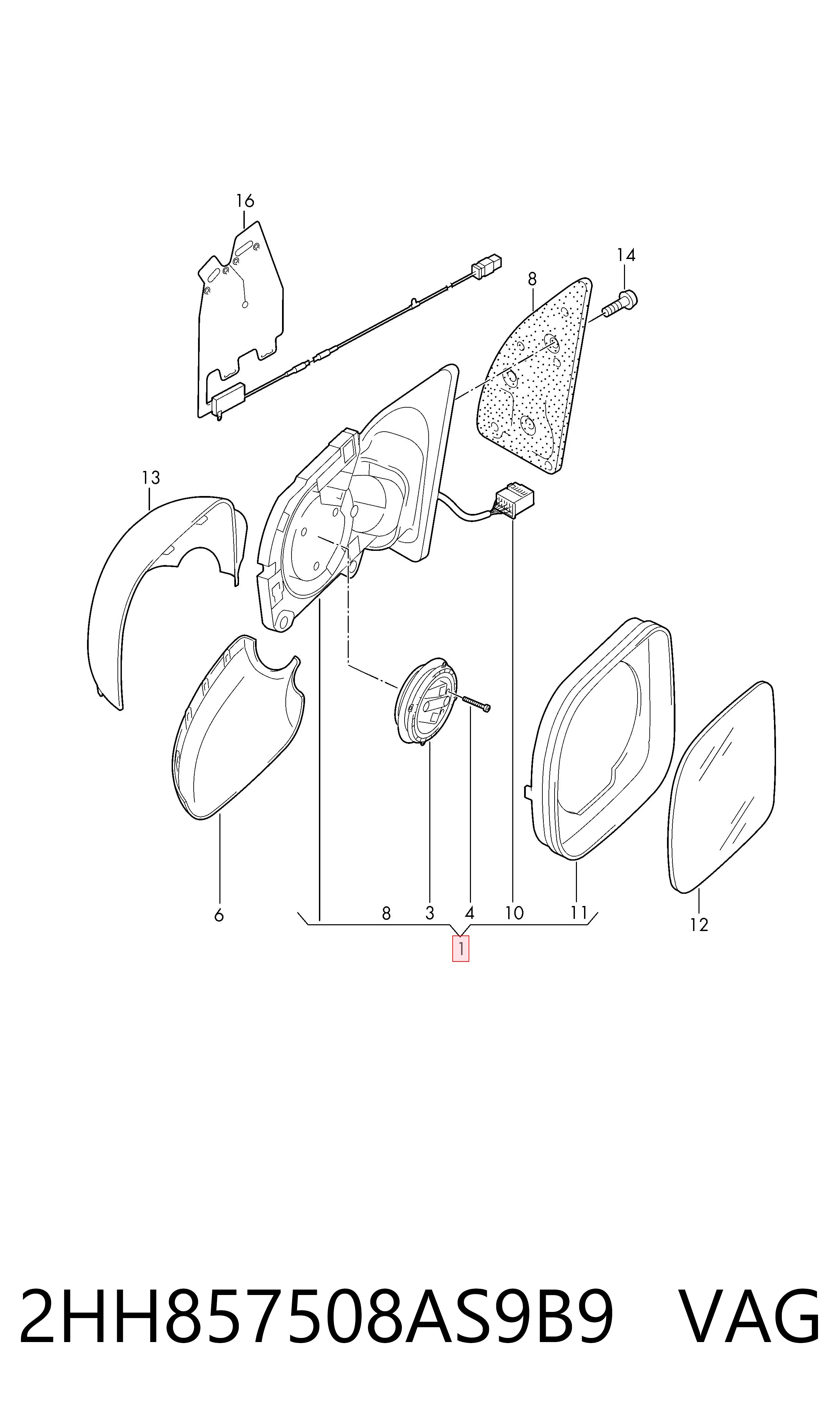 2HH857508AS9B9 VAG