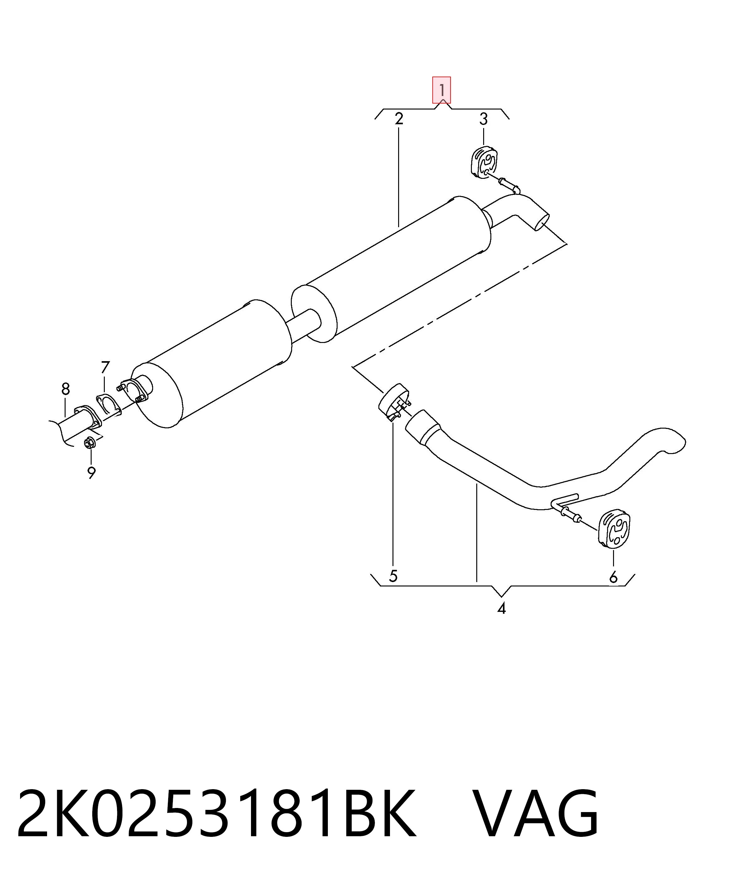 2K0253181BK VAG