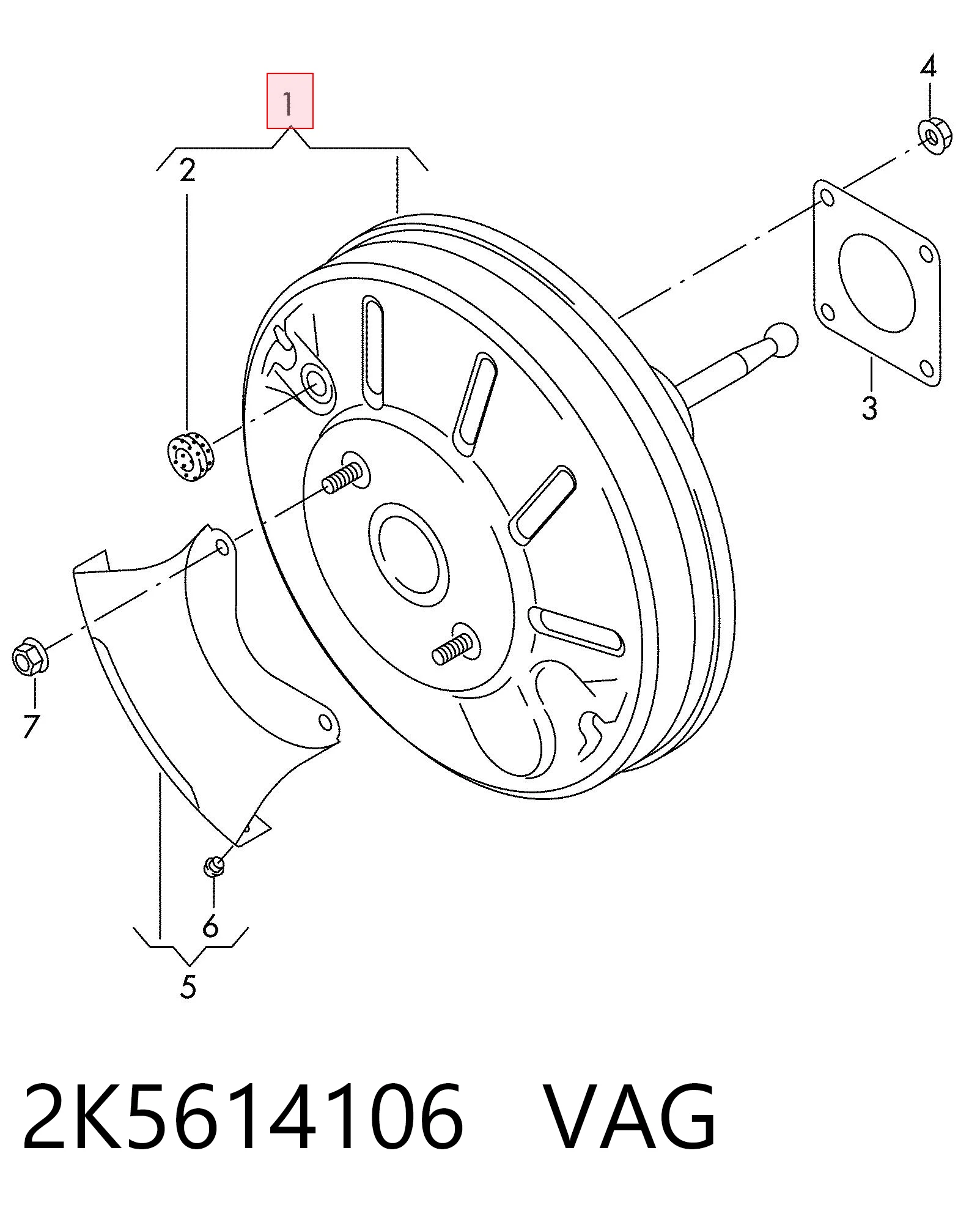 2K5614106 VAG
