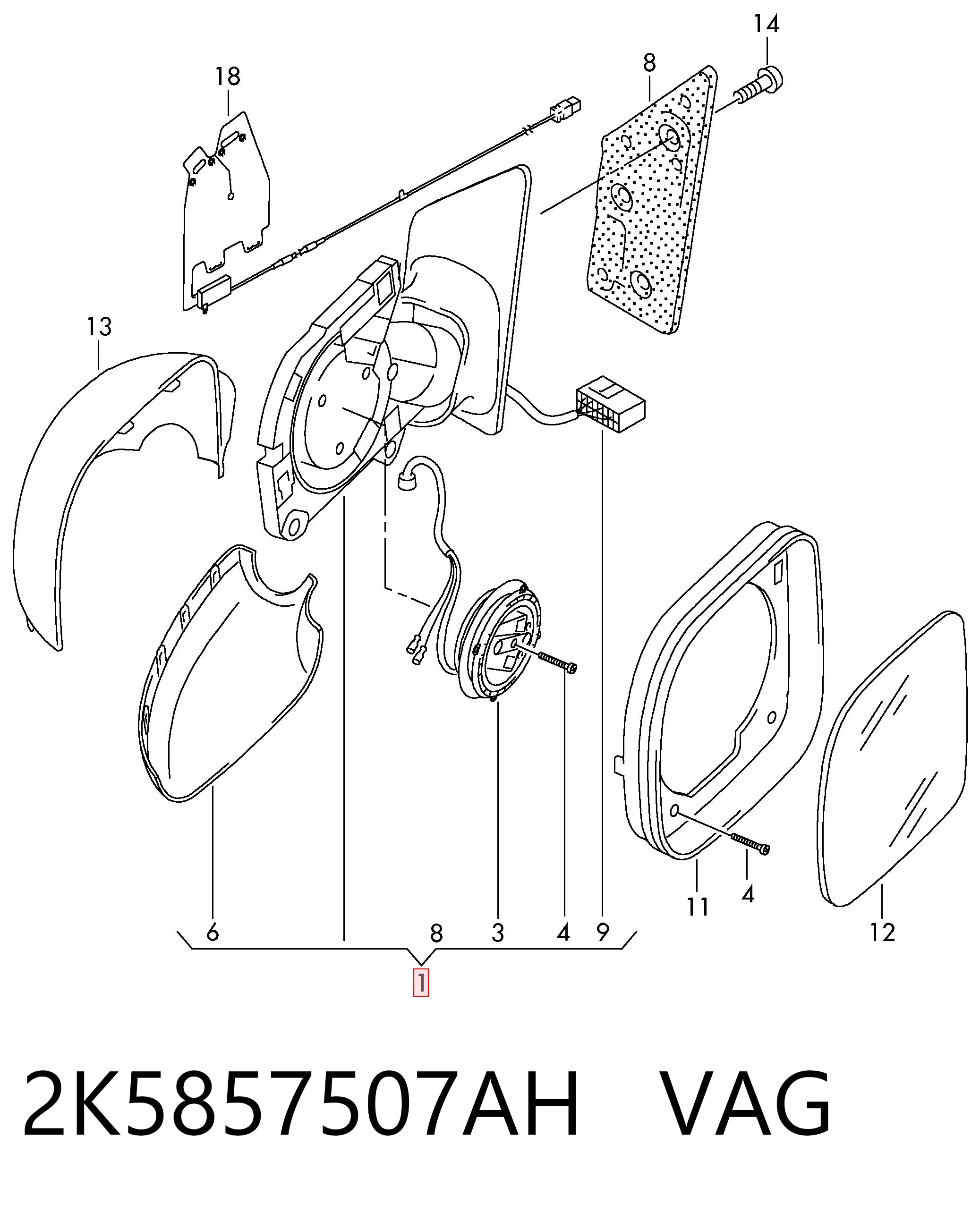 2K5857507AH VAG