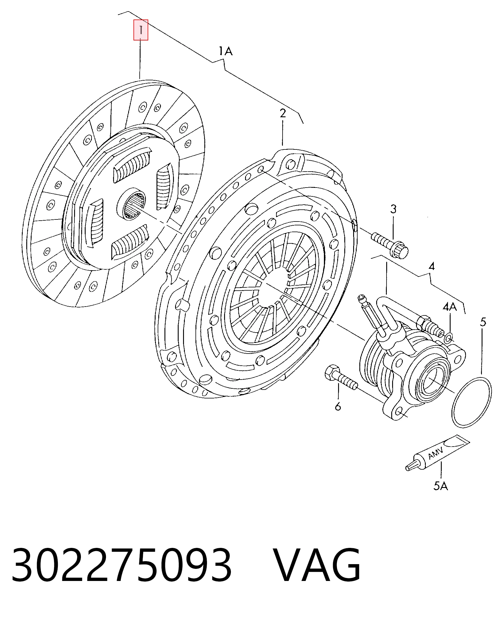 Купити DC159 Kamoka Диск зчеплення
