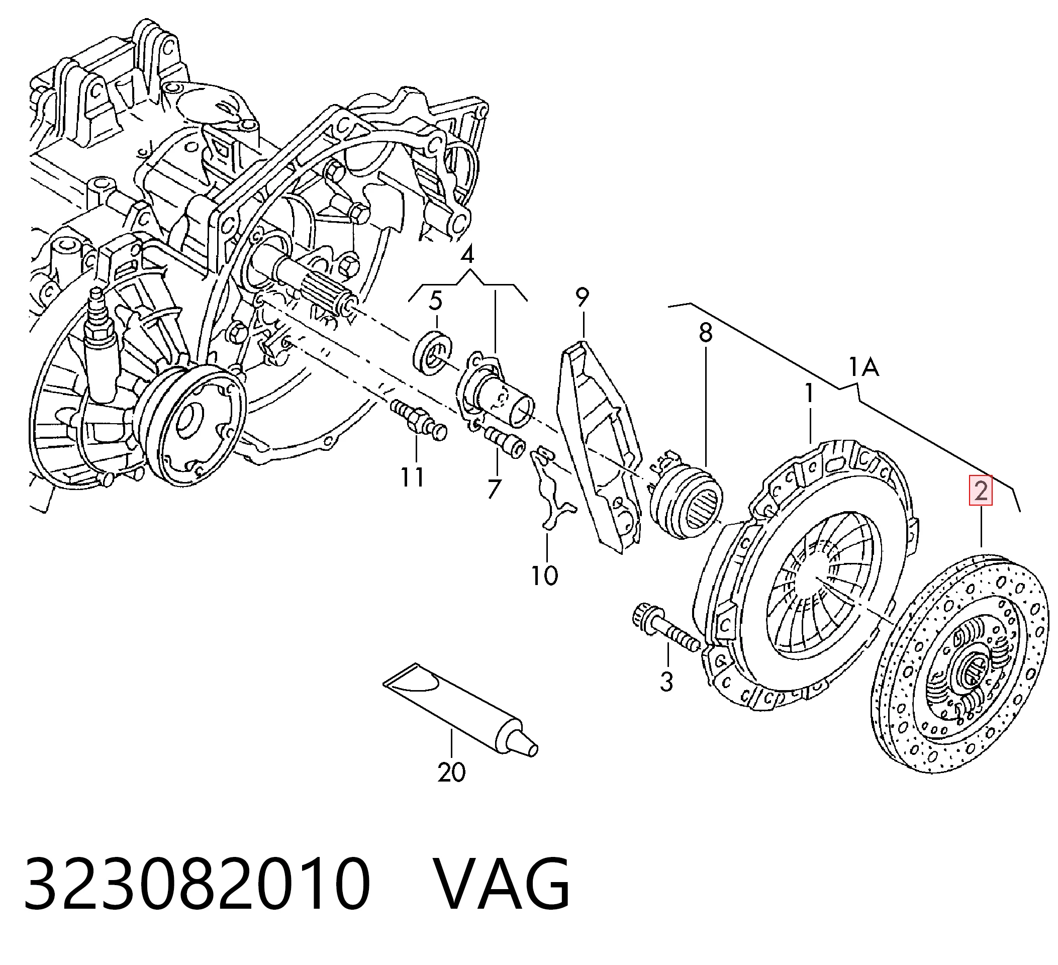 Зчеплення Kamoka DC180 ціна, від 76.01 USD