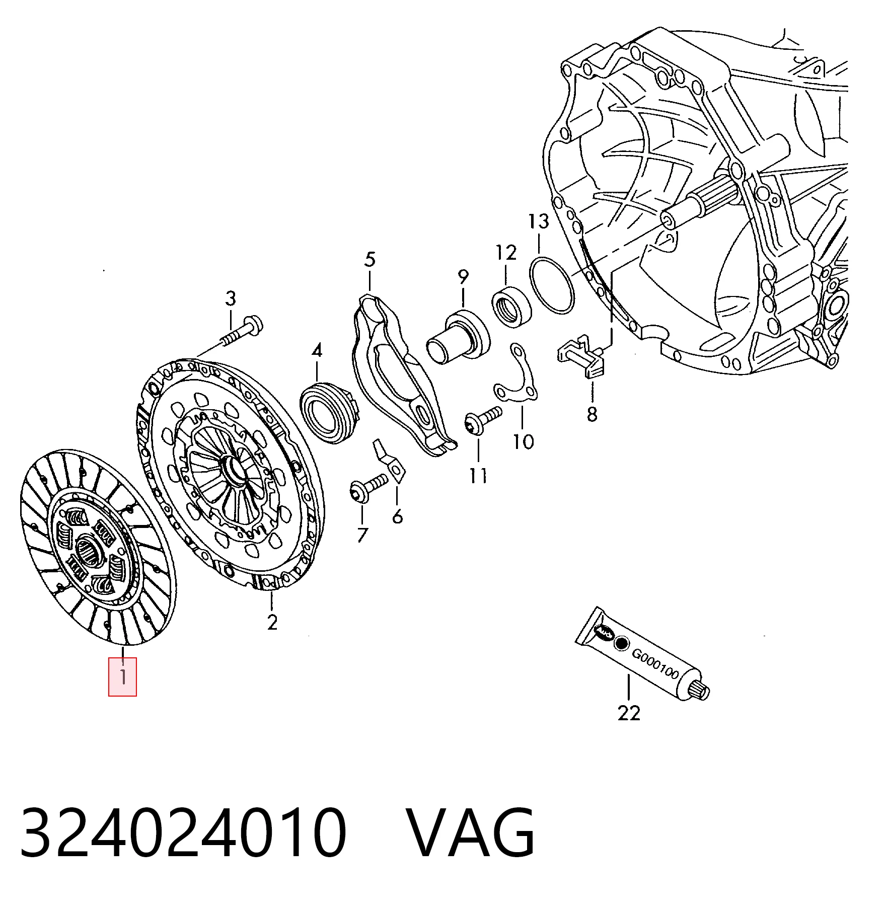 Купити 1878600605 Sachs Диск зчеплення