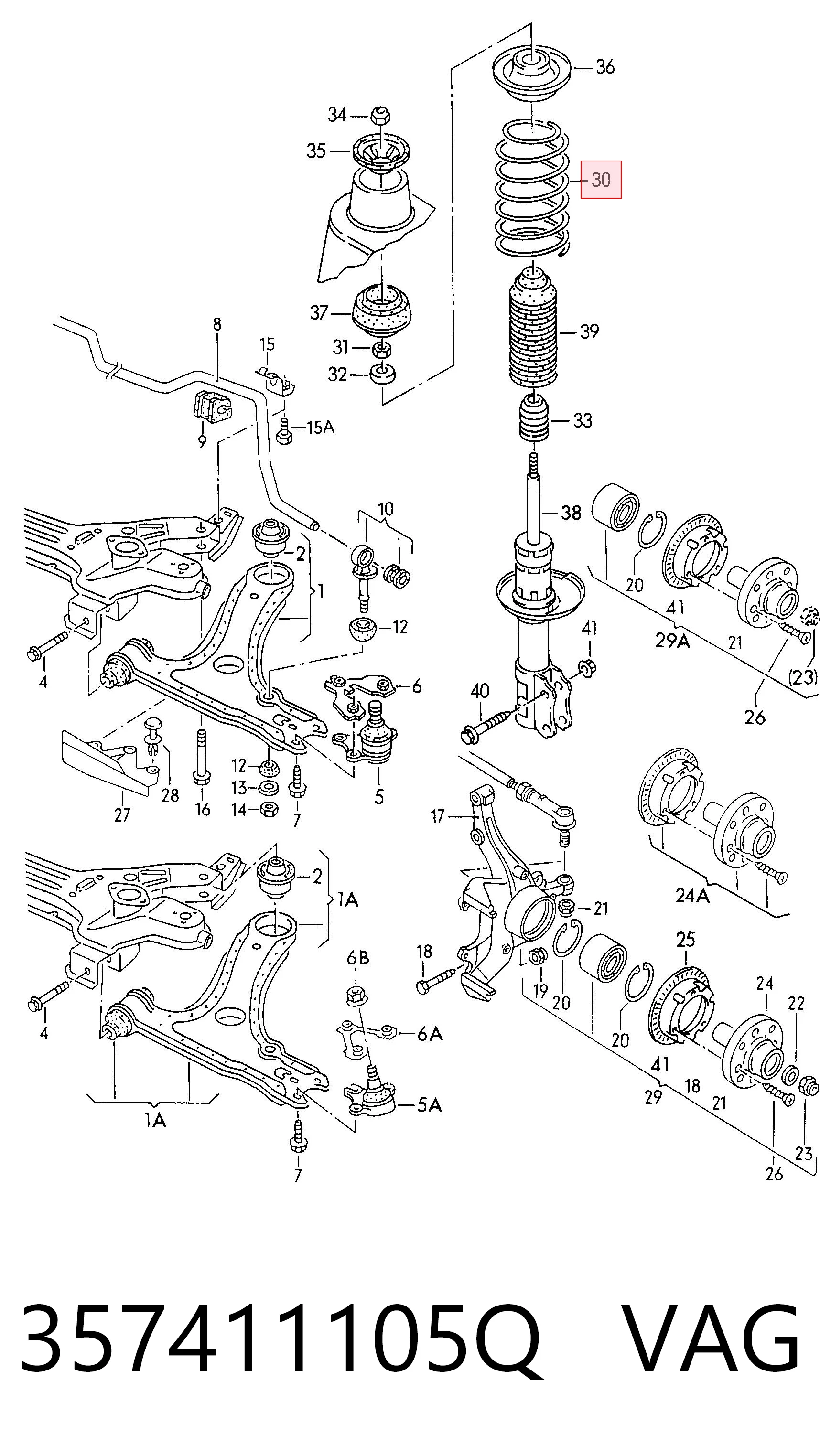 Пружина передня K+F 950289 ціна, від 18.81 USD