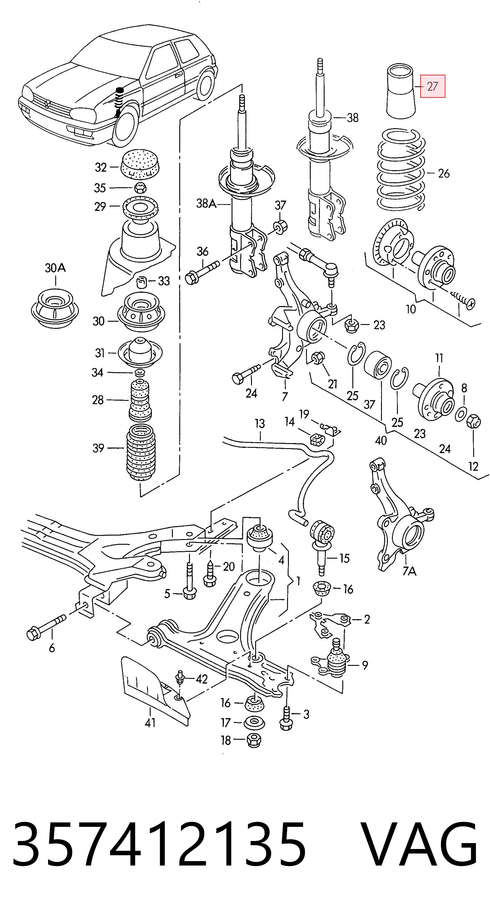 Пильник амортизатора переднього KIT404243 GPD
