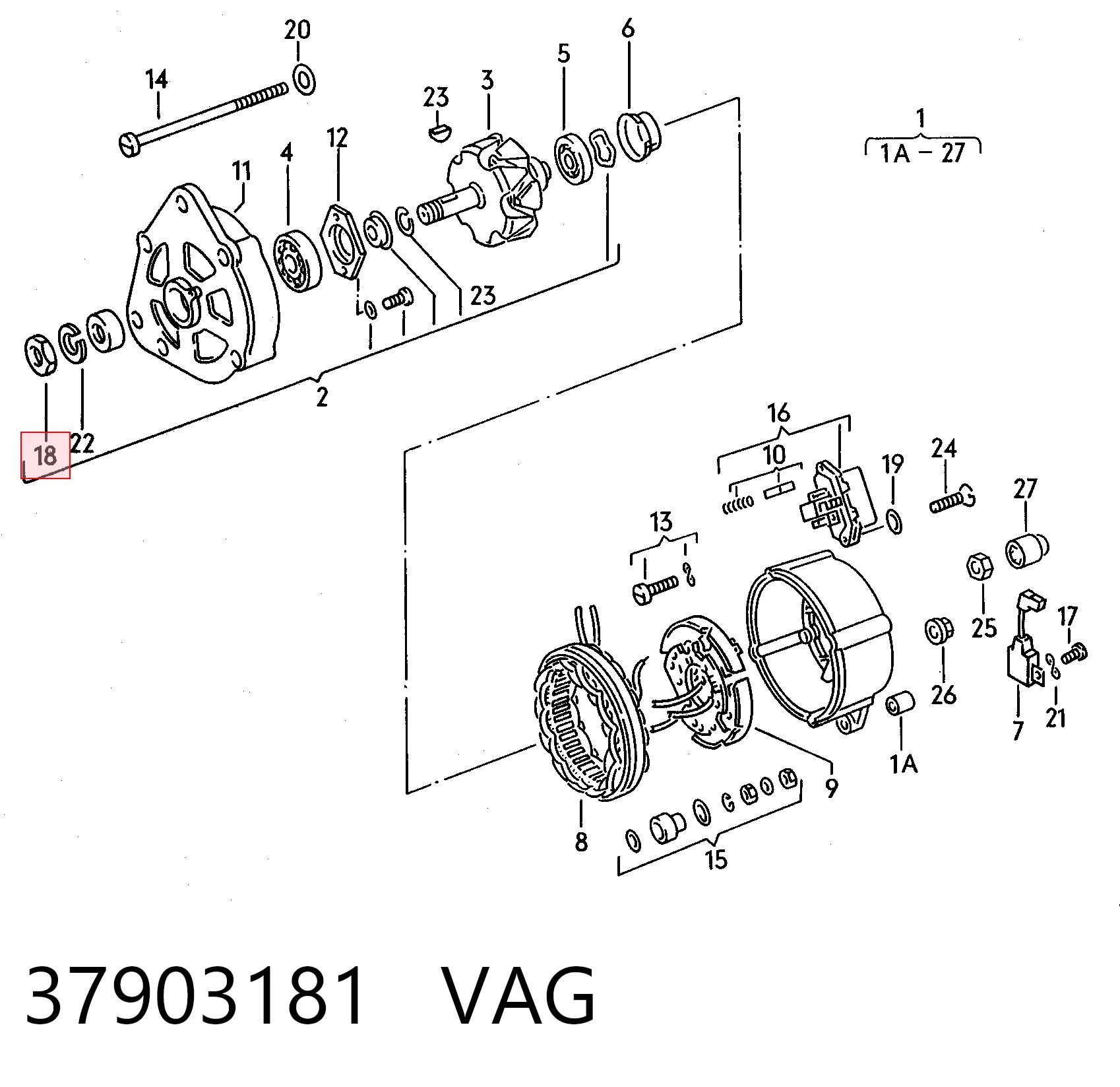 Гайка колеса на Mercedes E  W124