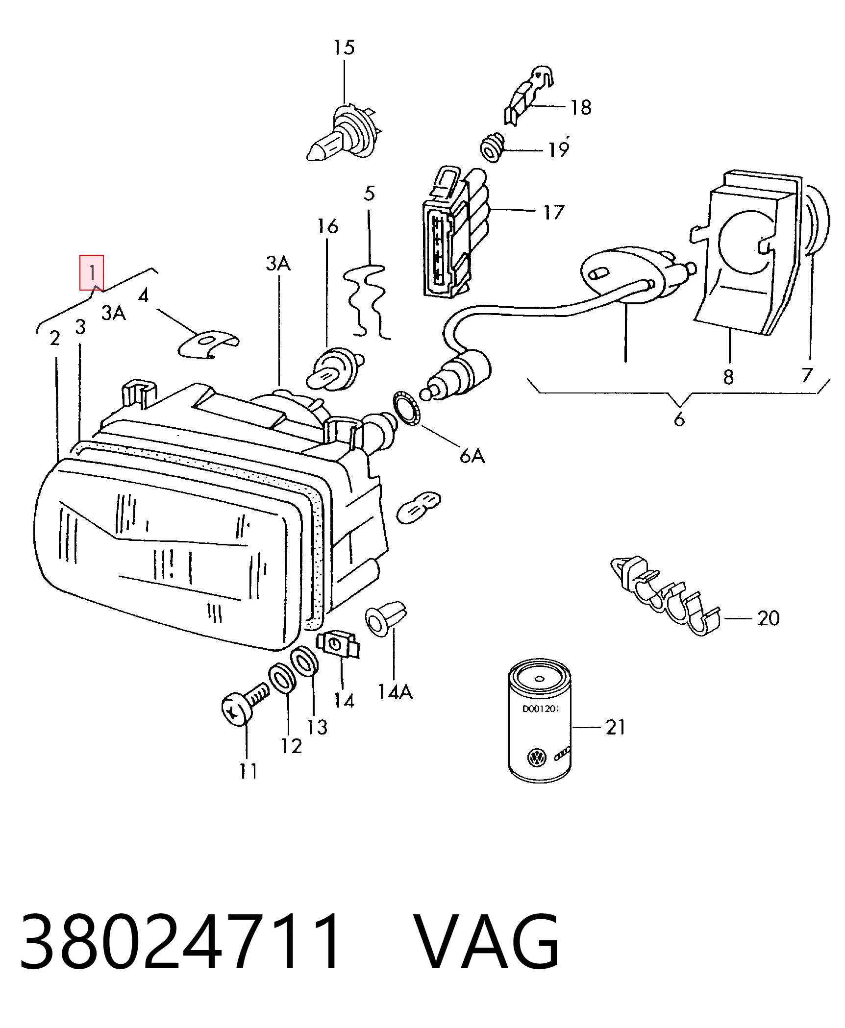 Купити FP7513R4T TYC Фара правая