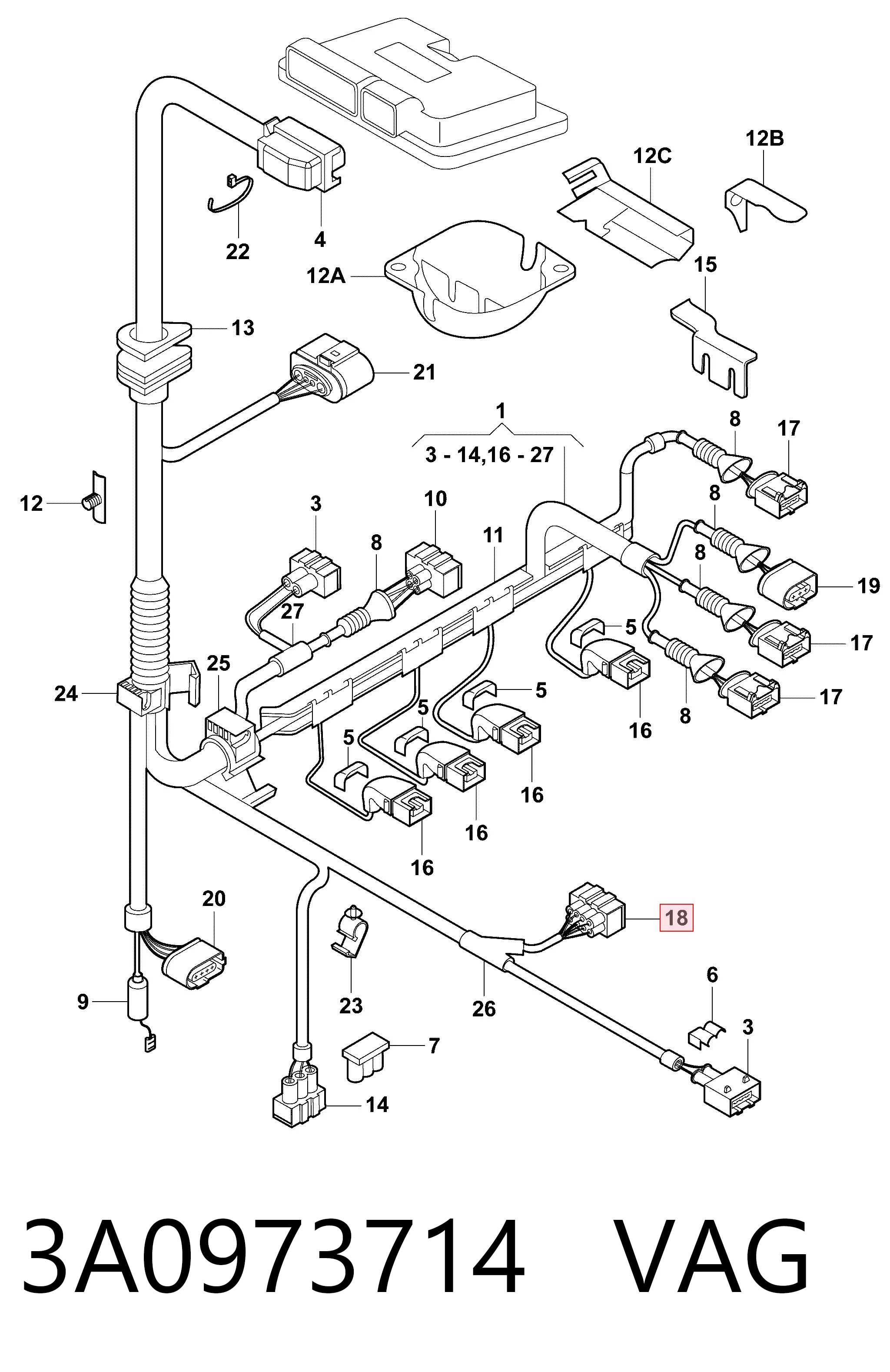 3A0973714 VAG 