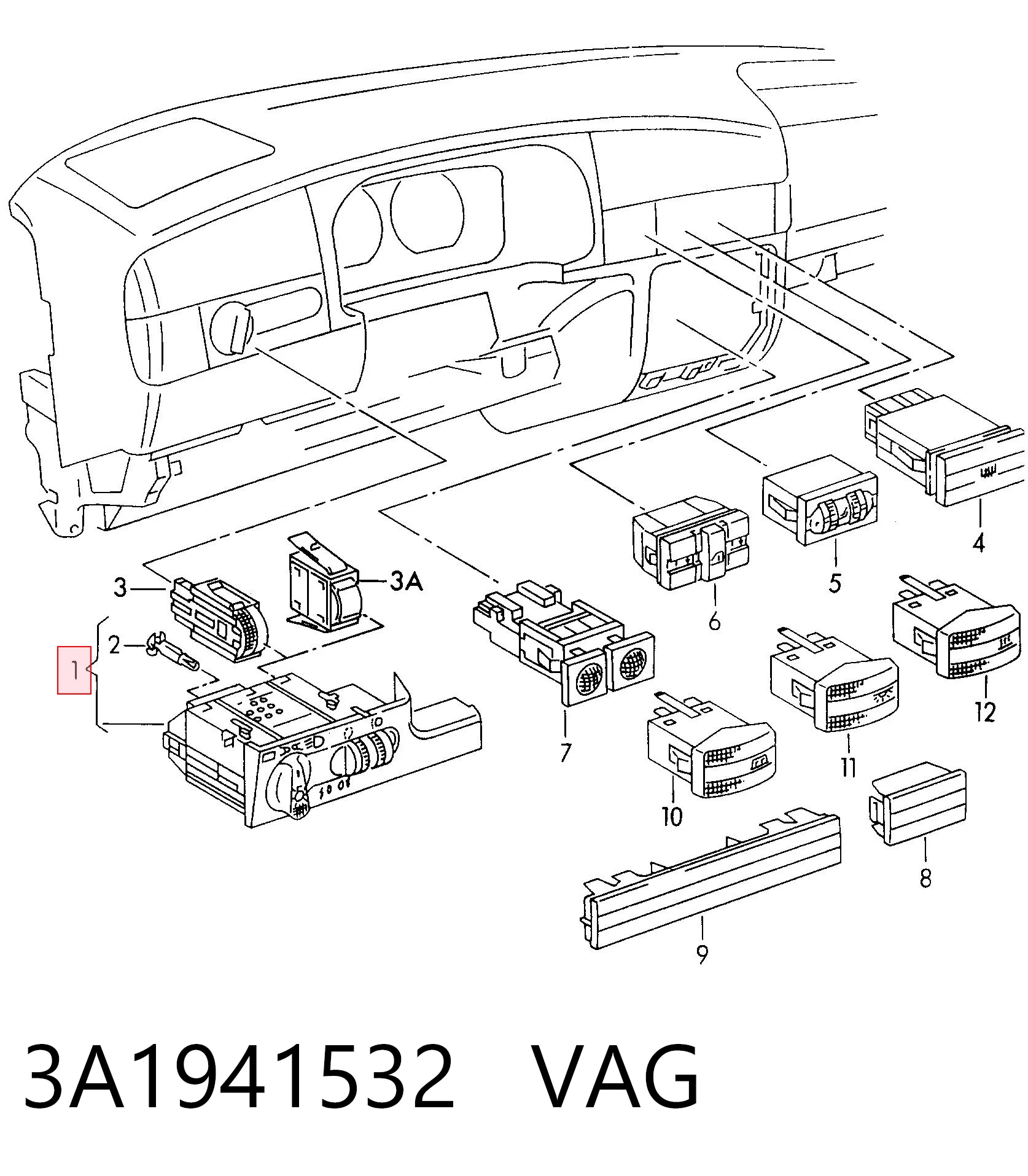 3A1941532 VAG
