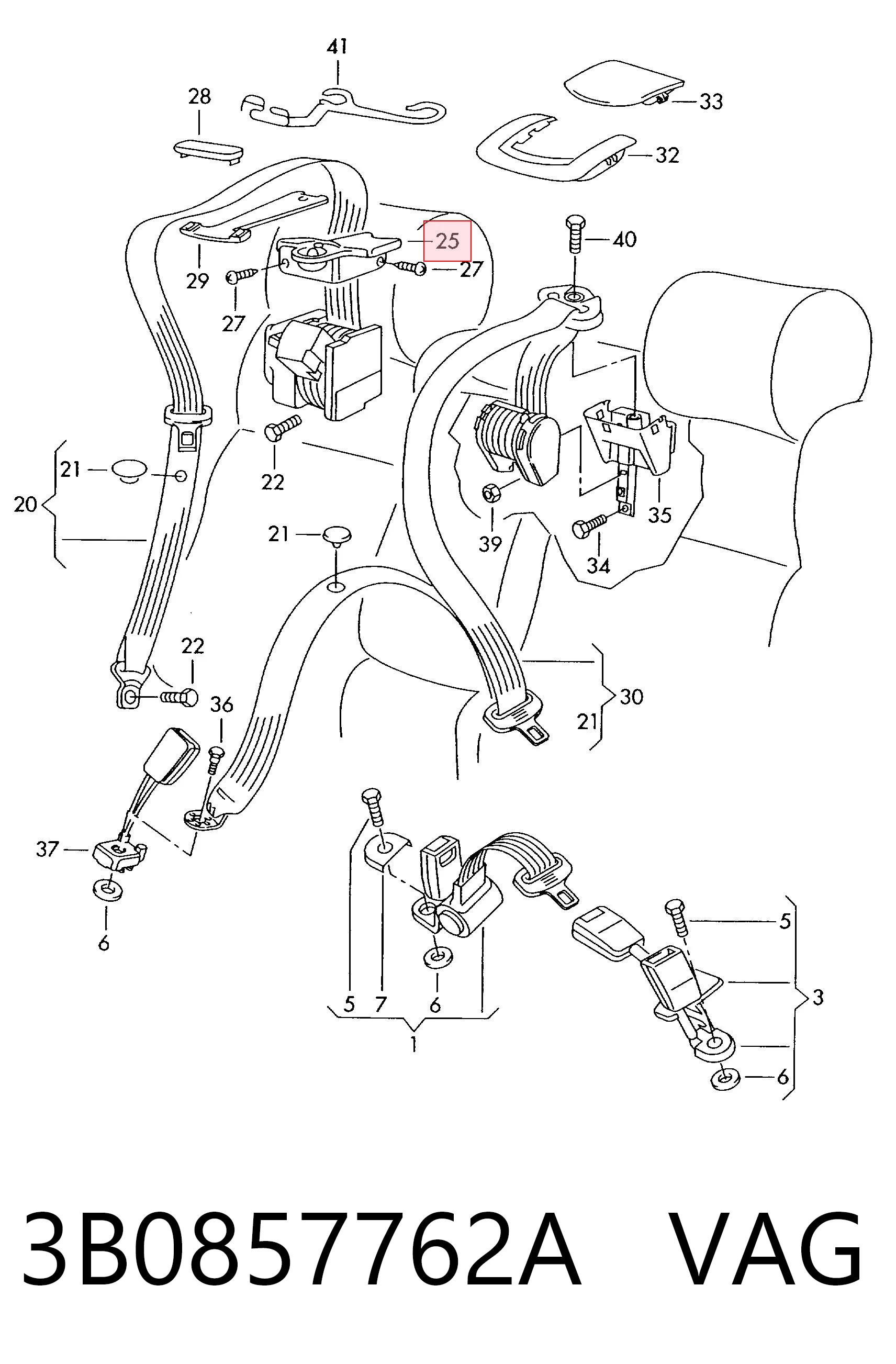 3B0857762A VAG 