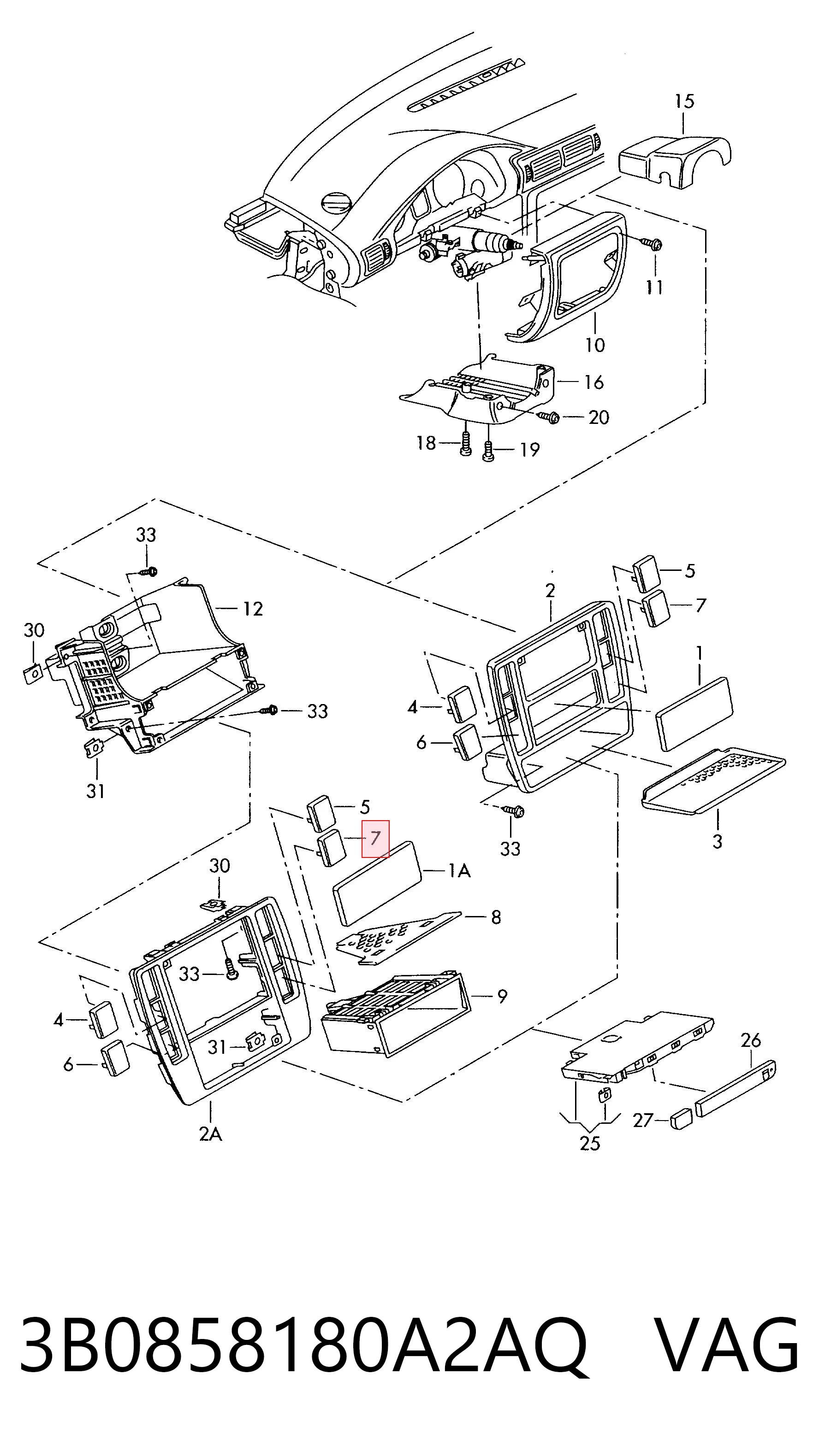 3B0858180A2AQ VAG 