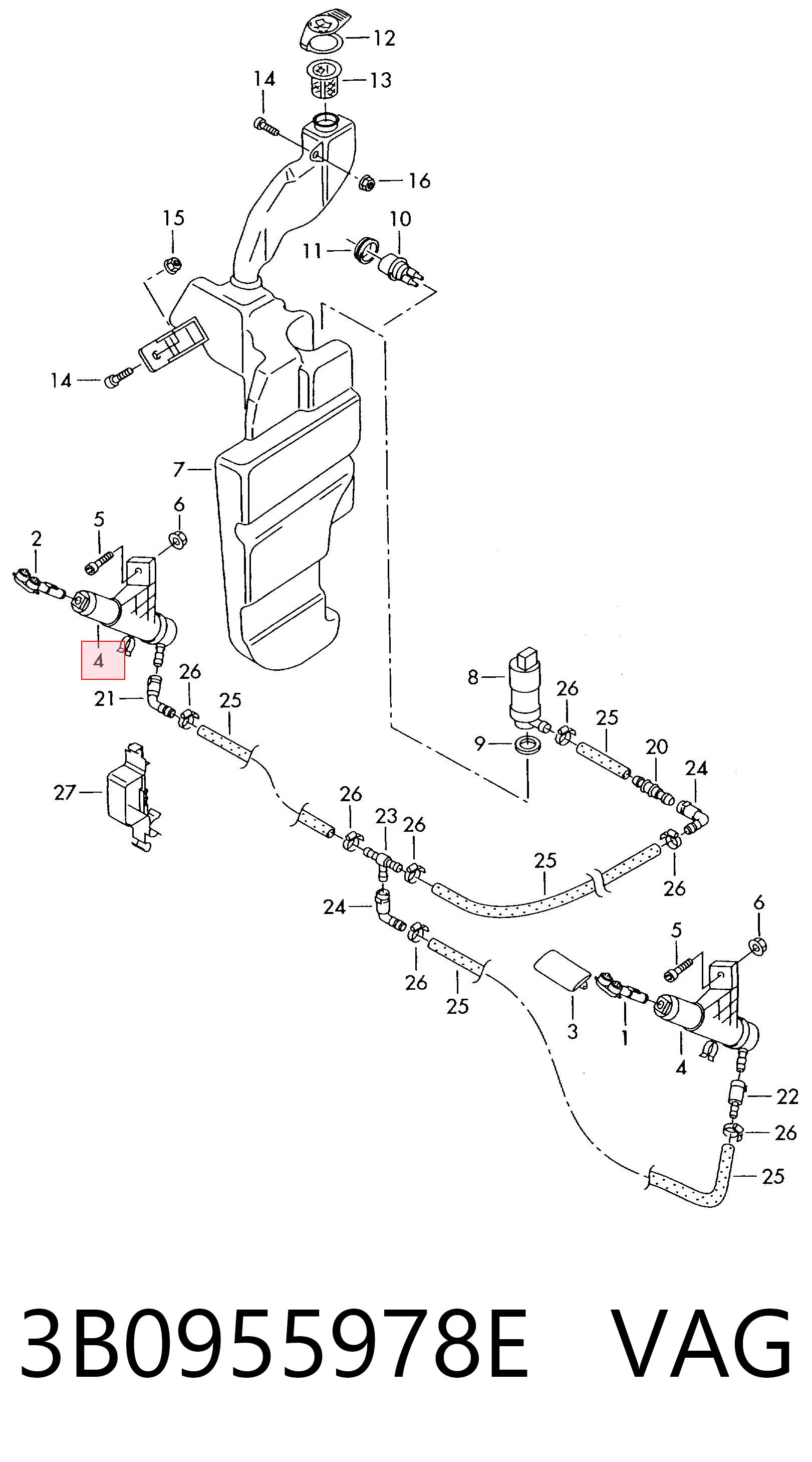 3B0955978E VAG 