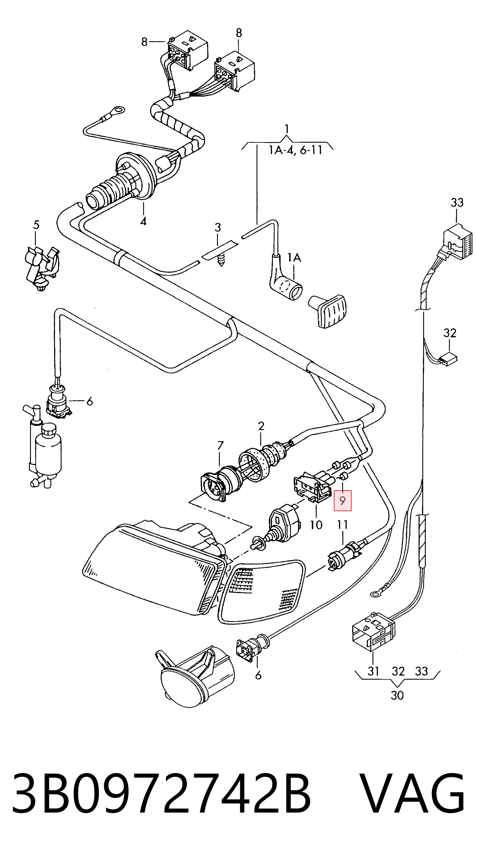 3B0972742B VAG 