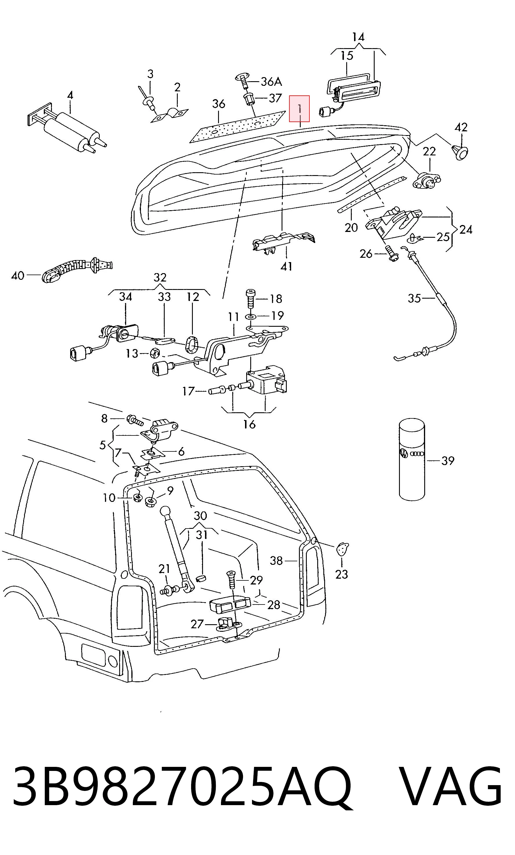 Треті двері на Volkswagen Passat B5 3B6