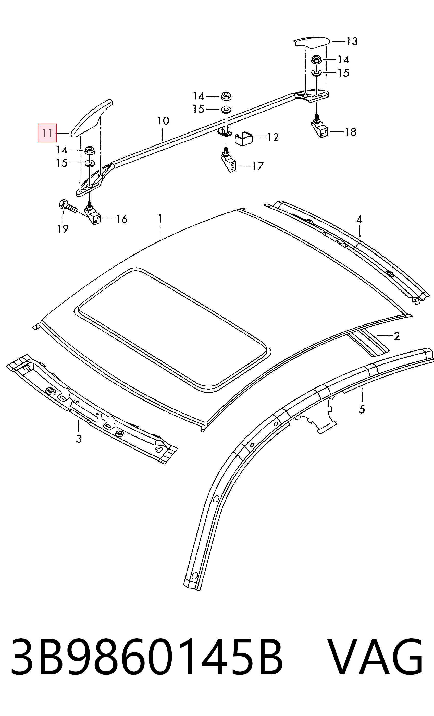 3B9860145B VAG 