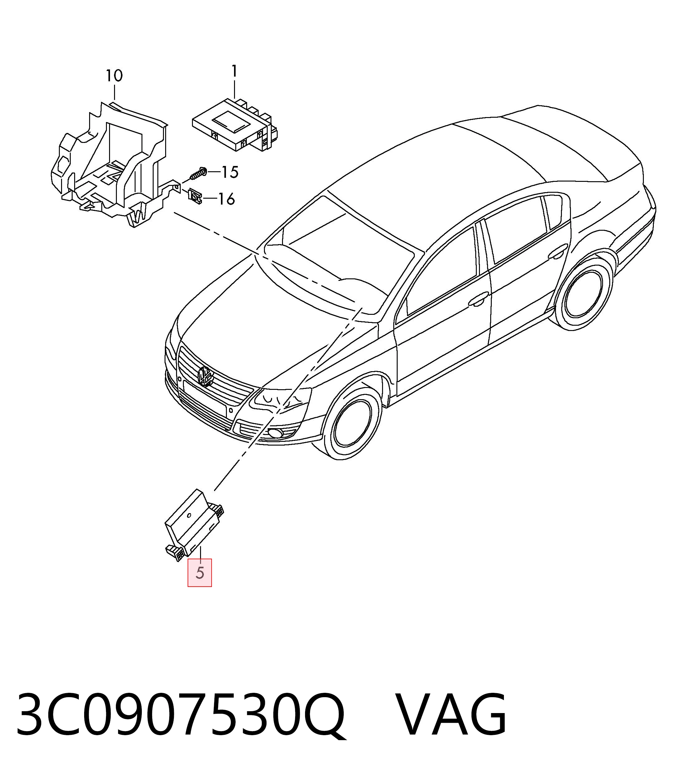 3C0907530Q VAG Система самодіагностики