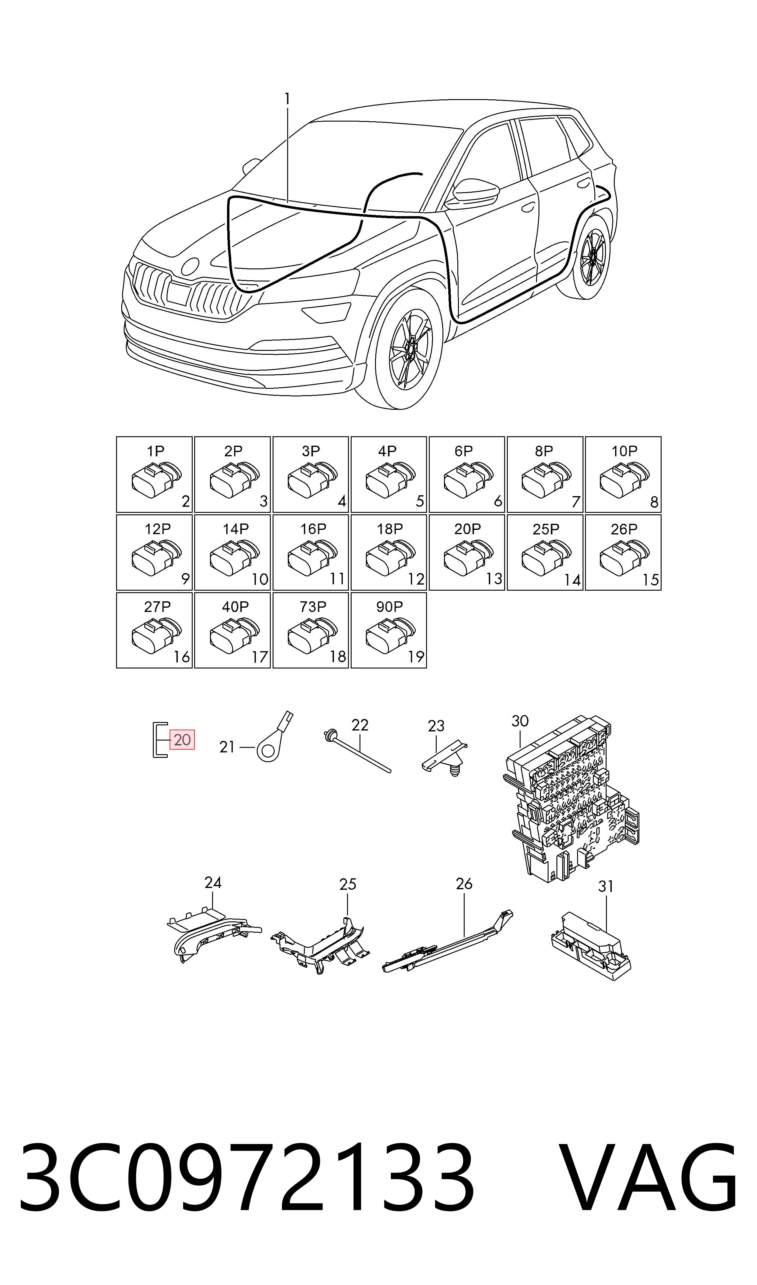 3C0972133 VAG 