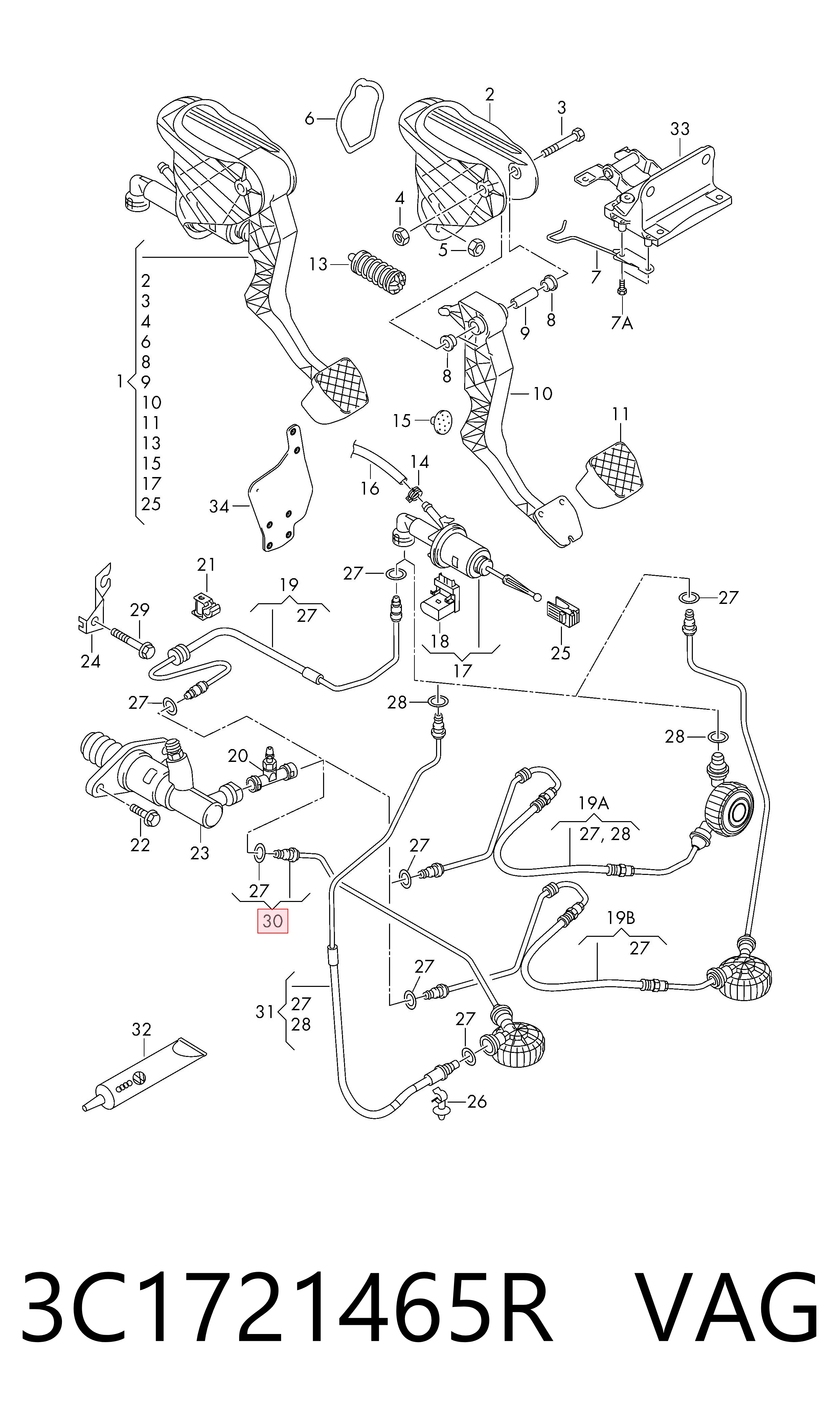 3C1721465R VAG 