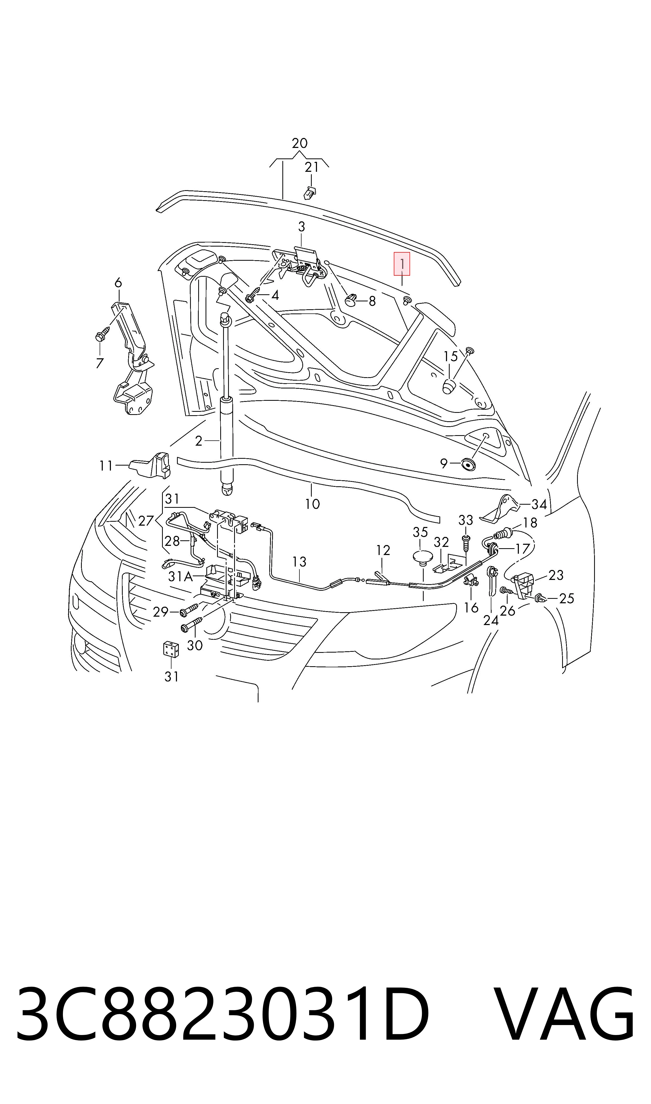 Капот Rhino WPC365839 ціна, від 297.20 USD