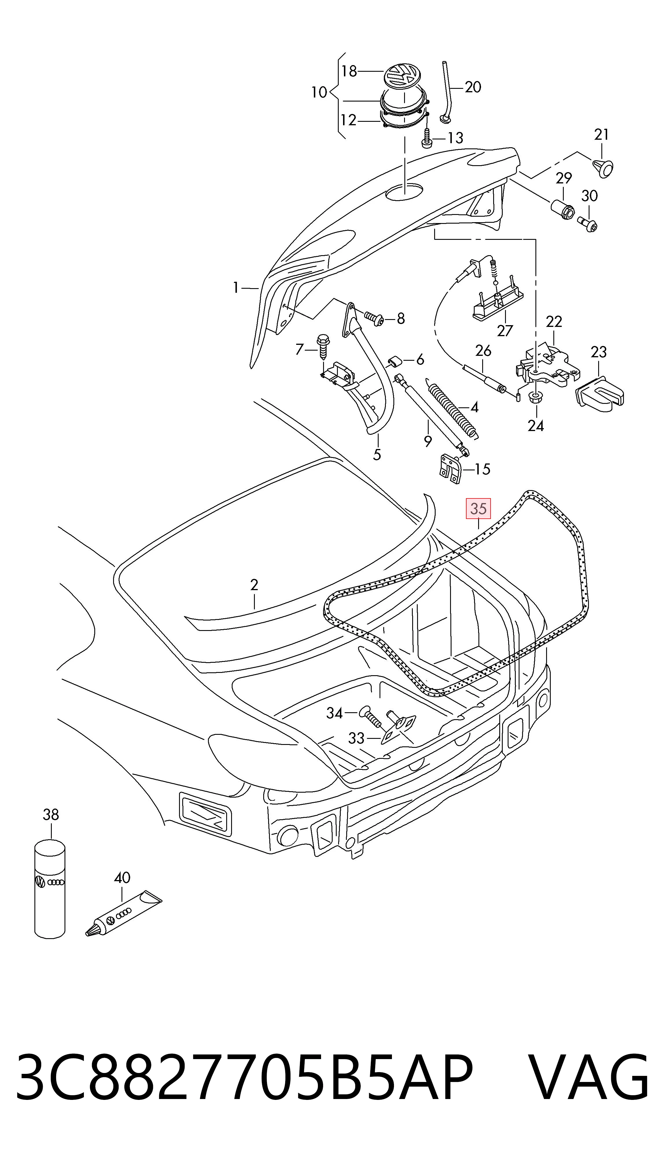 3C8827705B5AP VAG 