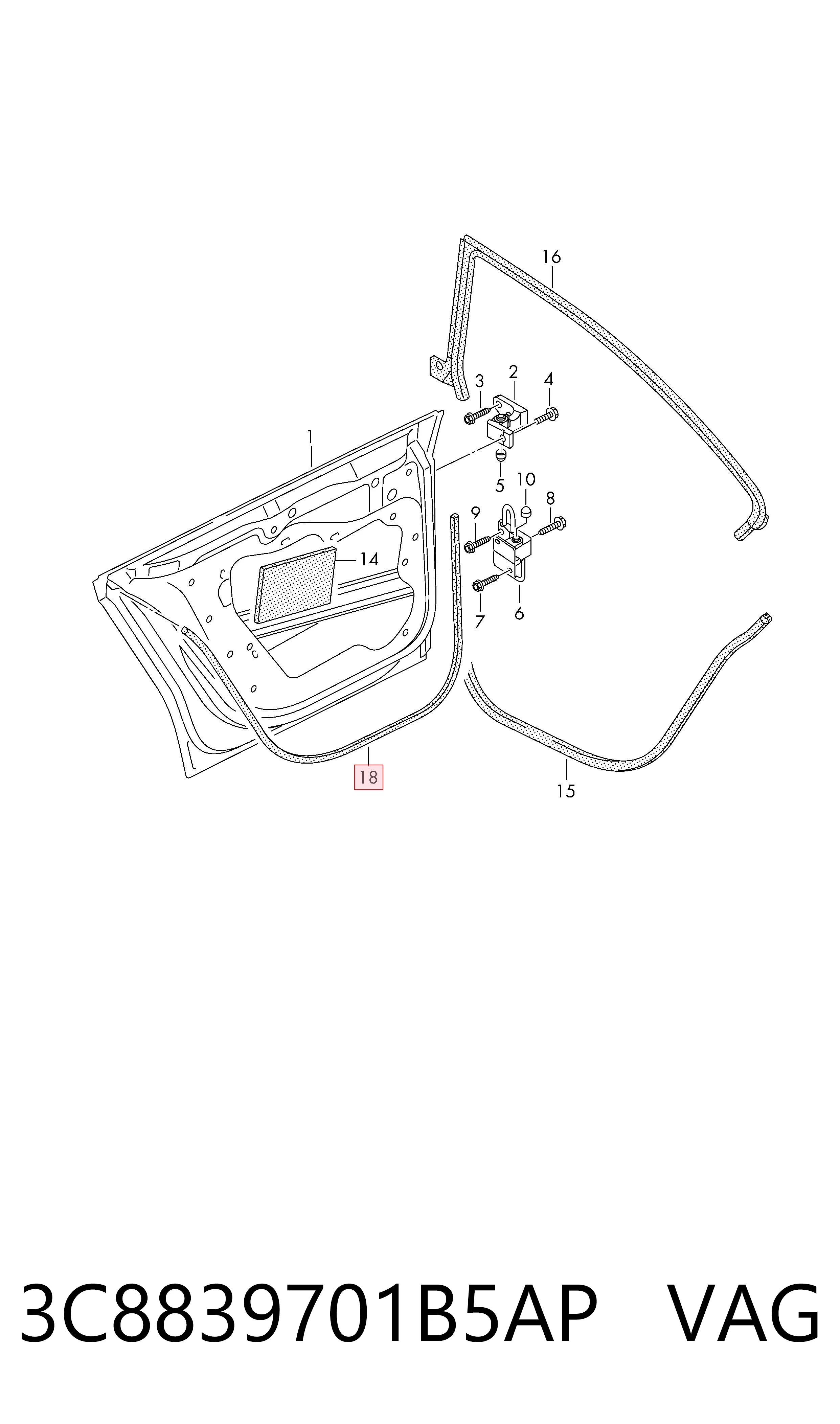 3C8839701B5AP VAG 