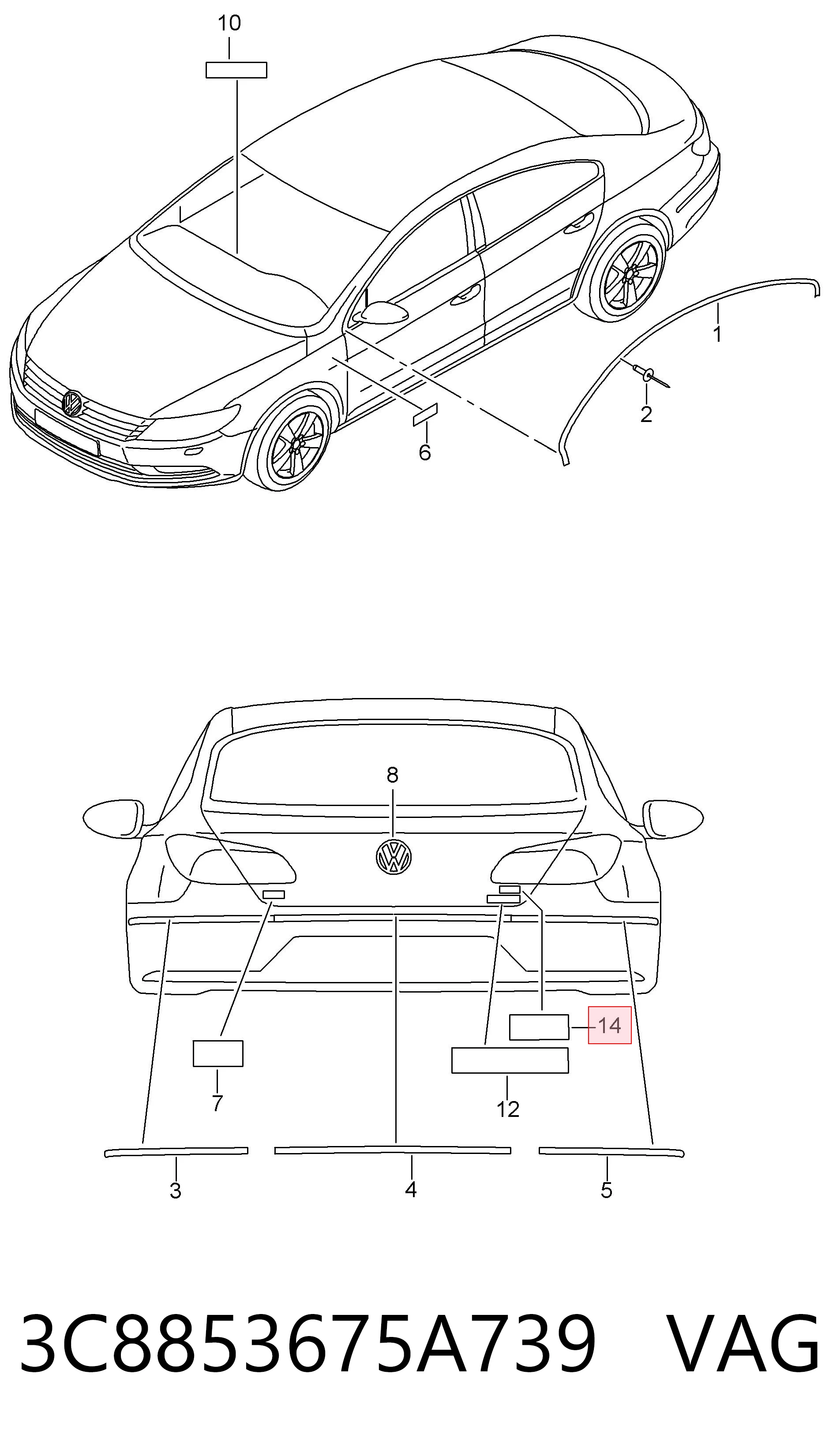 3C8853675A739 VAG 
