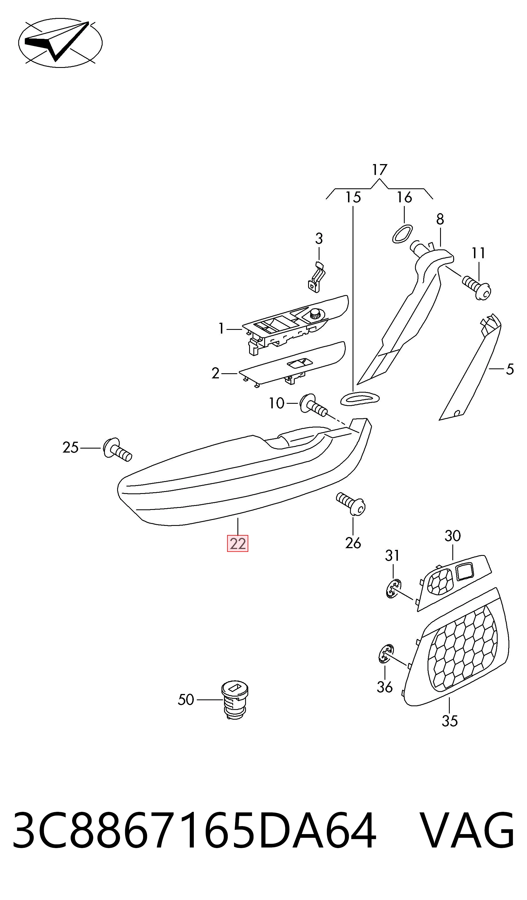 3C8867165DA64 VAG 