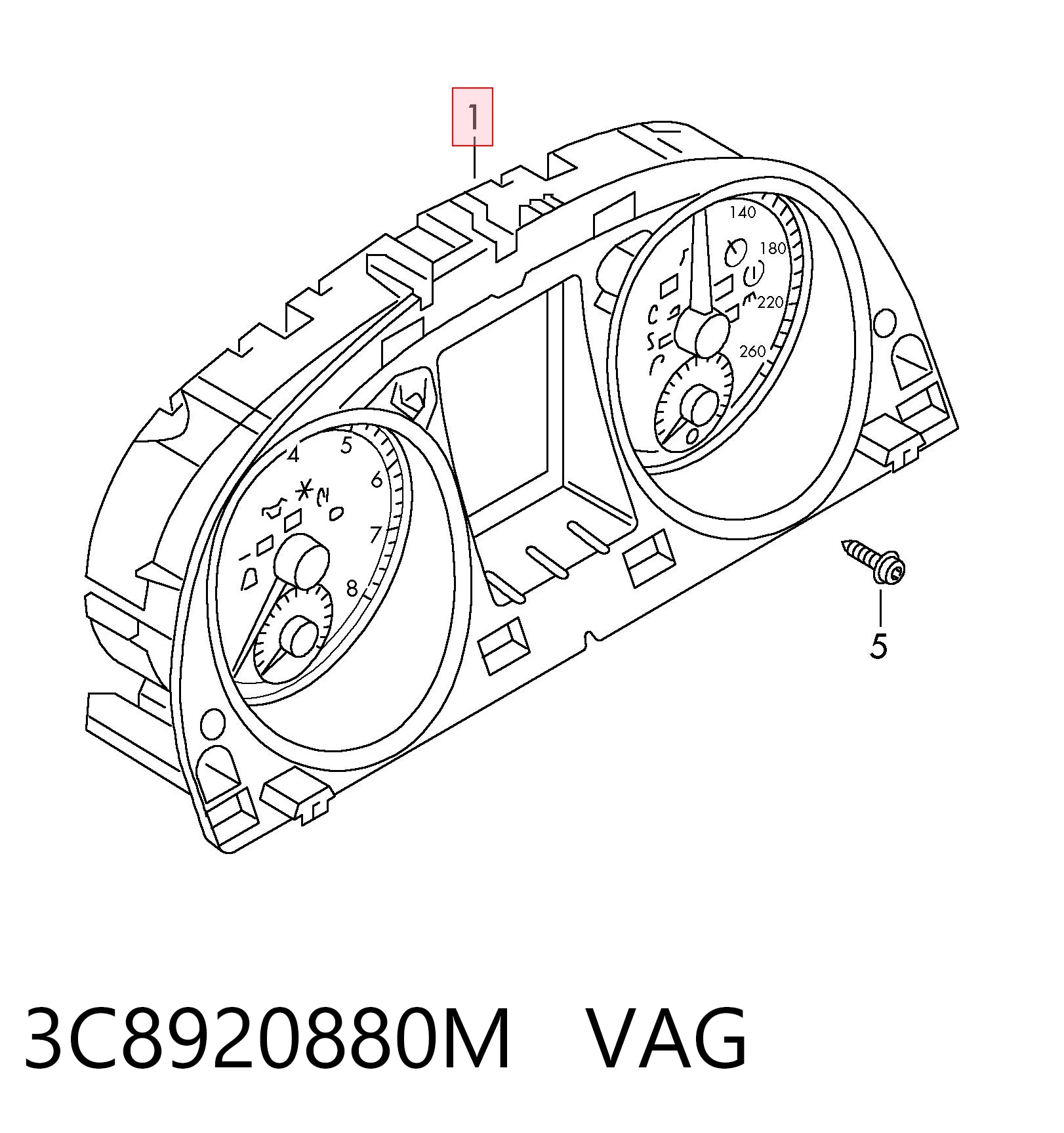 3C8920880M VAG