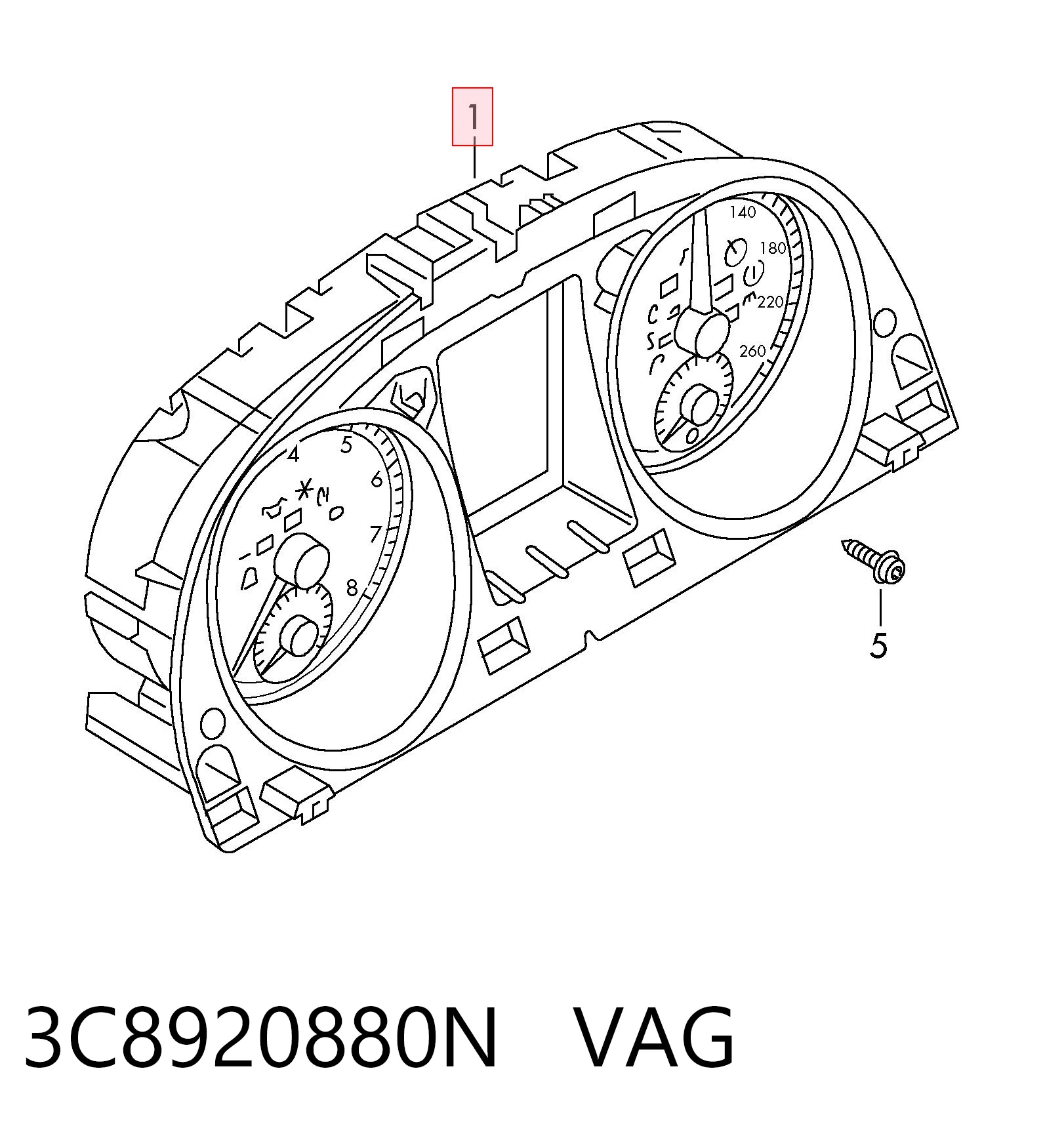 3C8920880N VAG