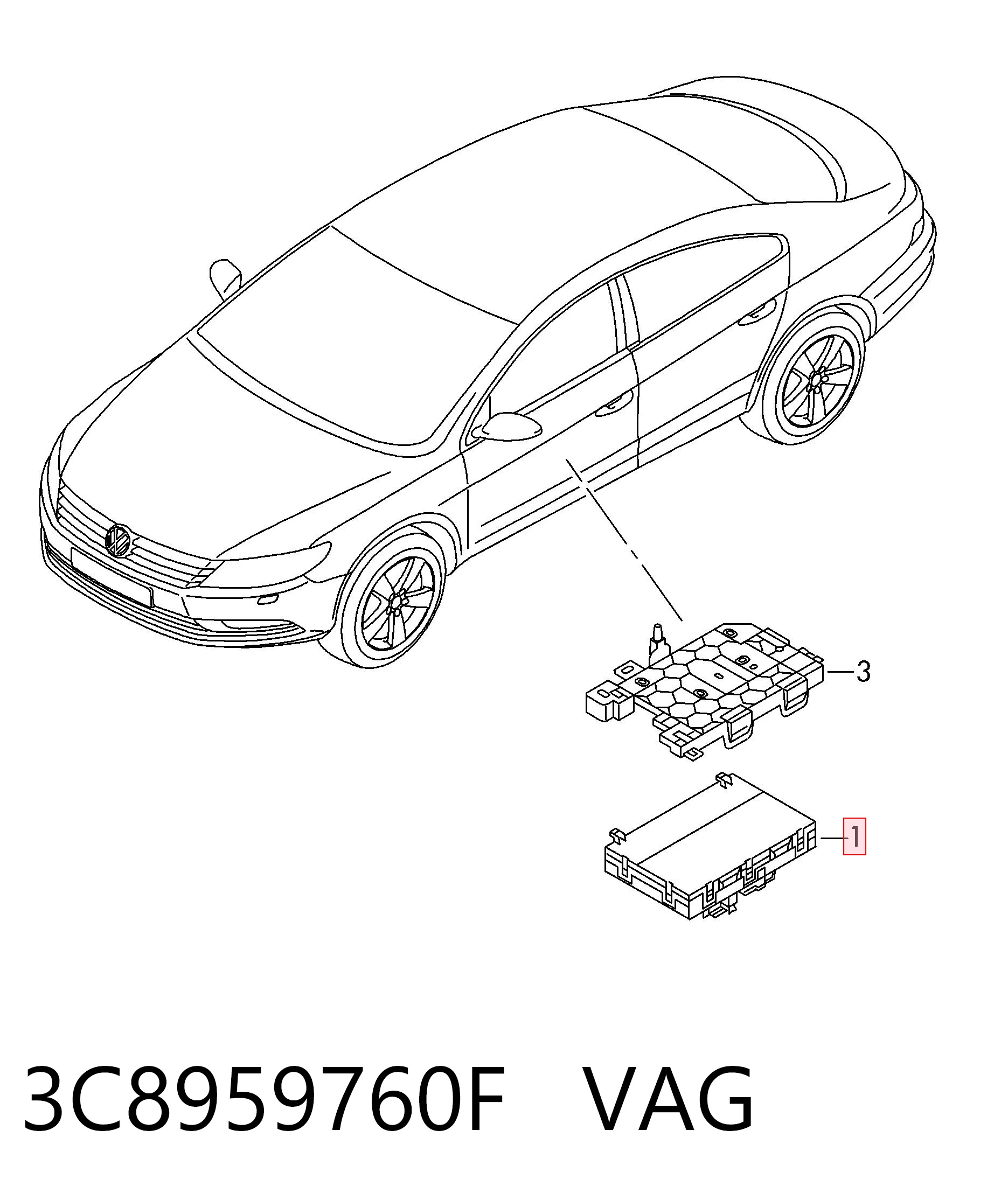3C8959760F VAG 