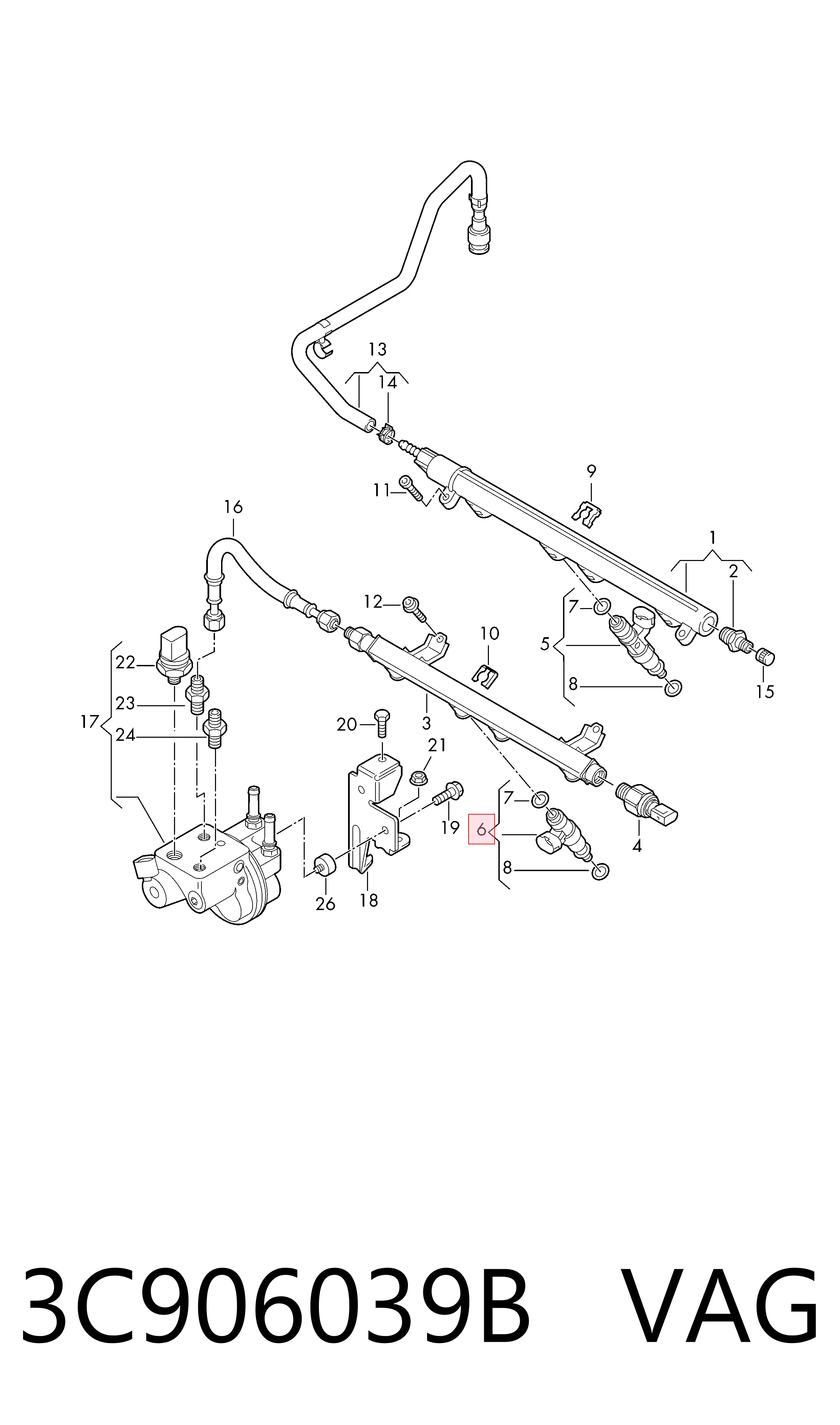 Форсунка паливна Seat Ibiza V хетчбек (KJ1, KJG) (2017 - 2026) ціна, від 38.08 USD