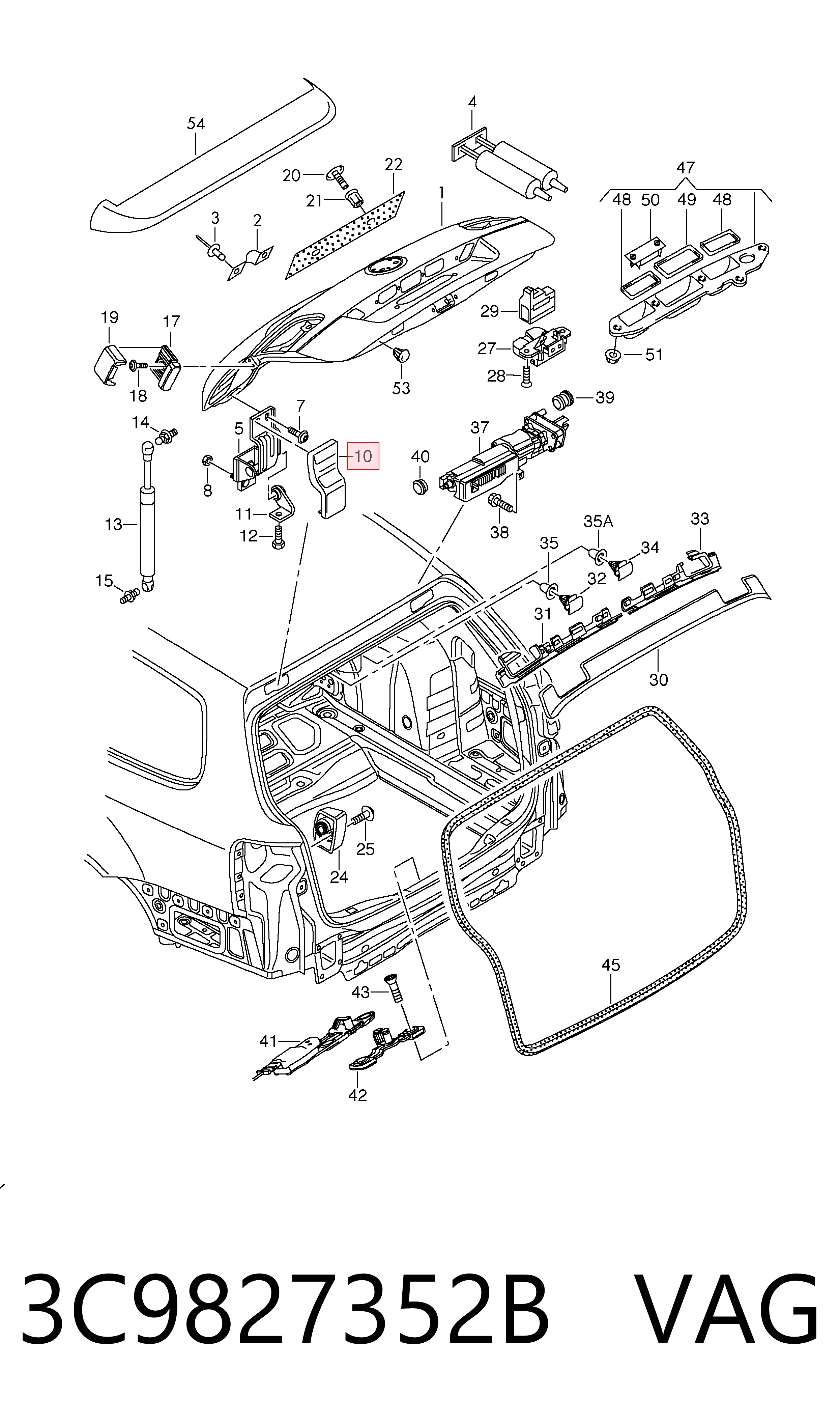 3C9827352B VAG 