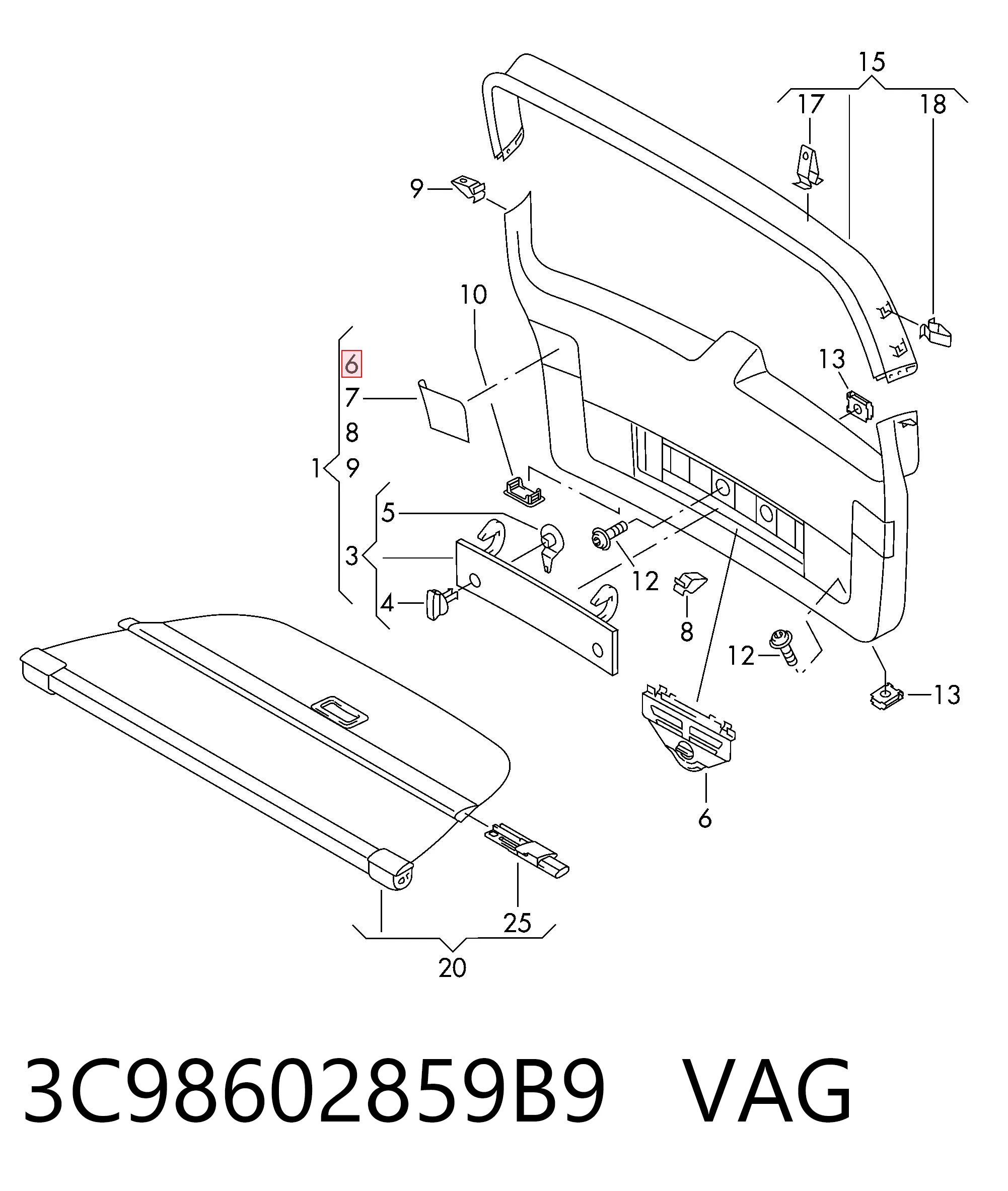 3C98602859B9 VAG 