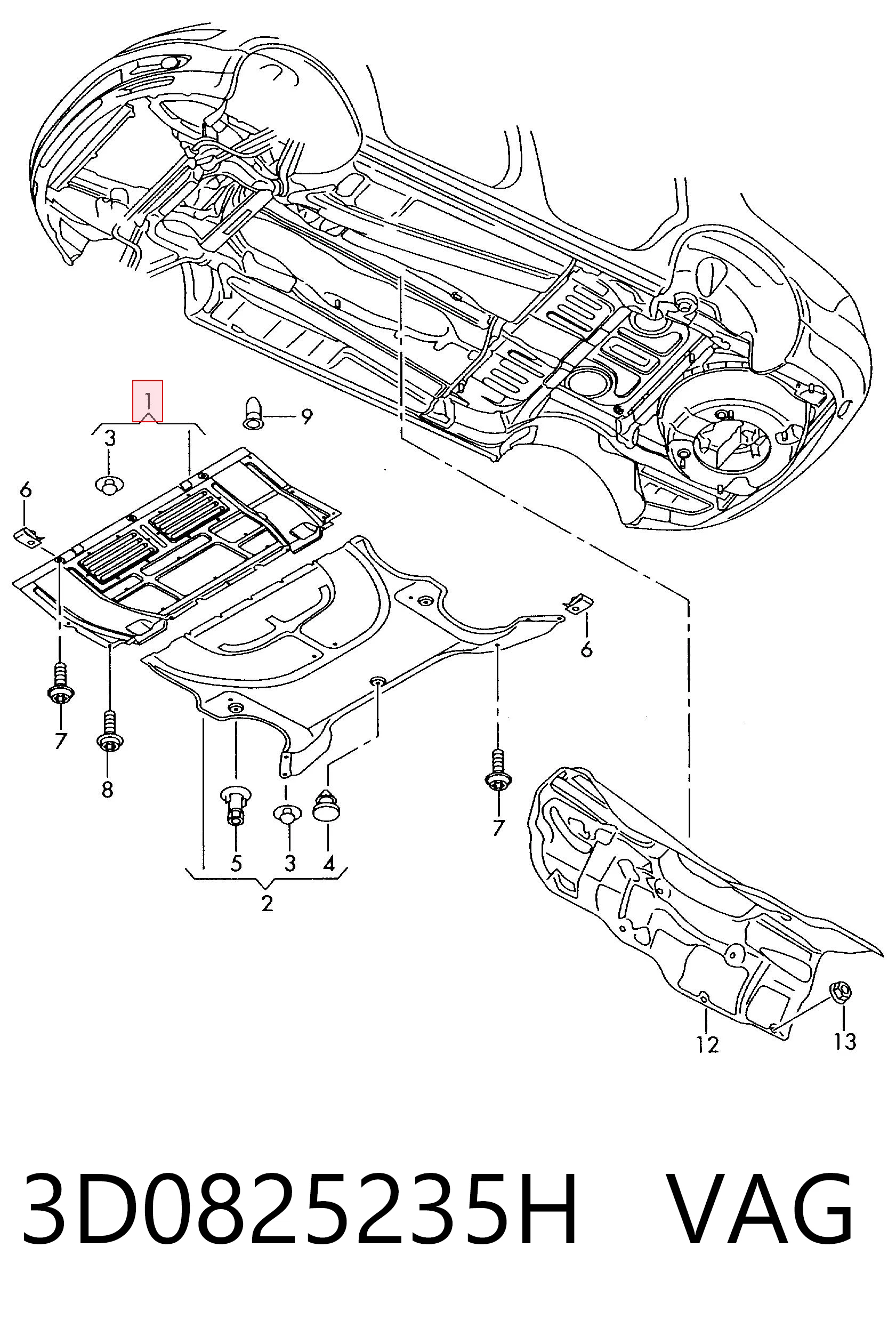 3D0825235H VAG 